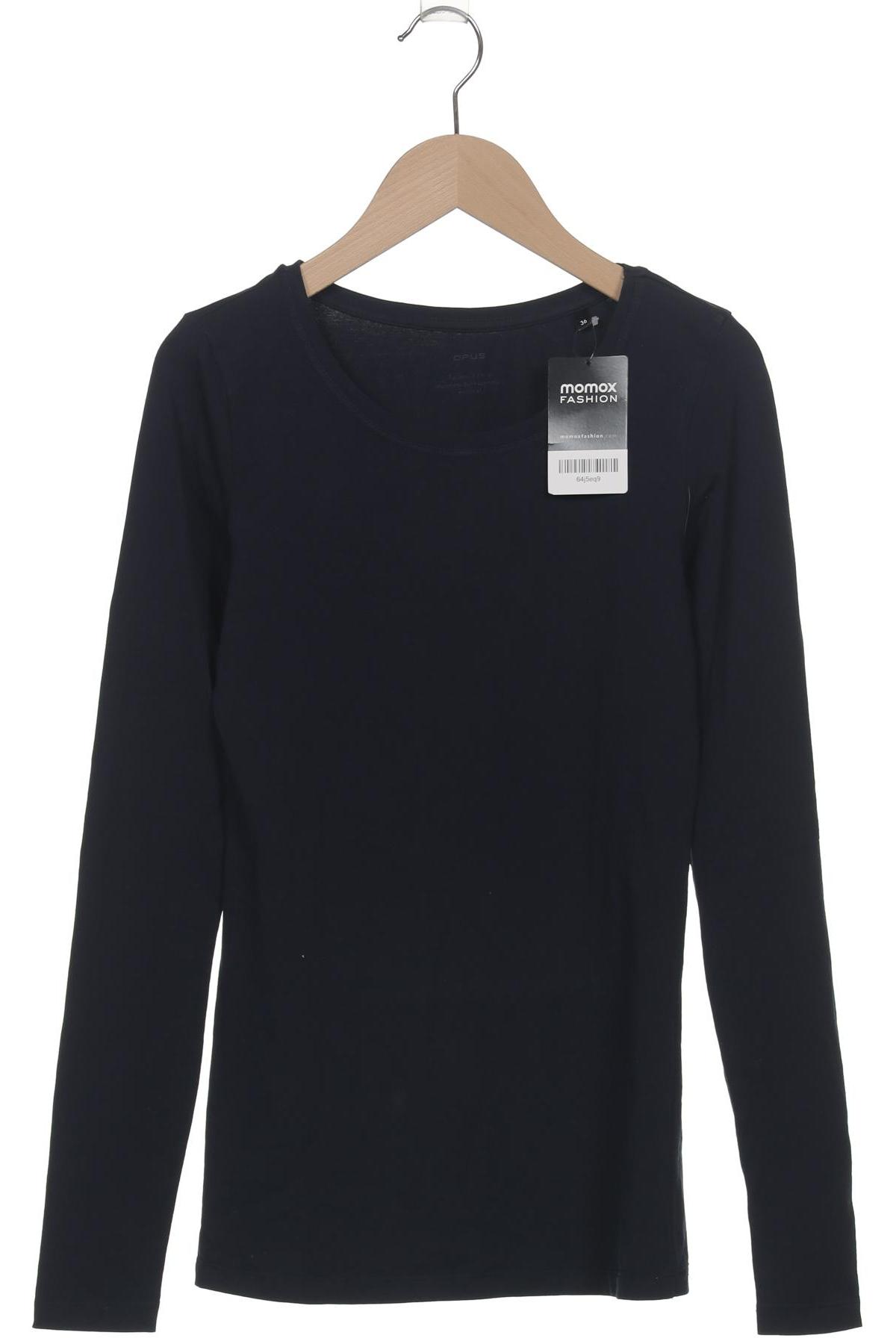 

Opus Damen Langarmshirt, marineblau, Gr. 36