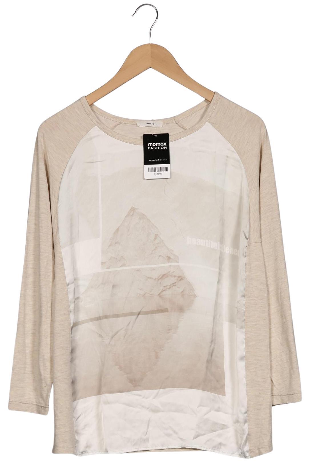 

Opus Damen Langarmshirt, beige, Gr. 48