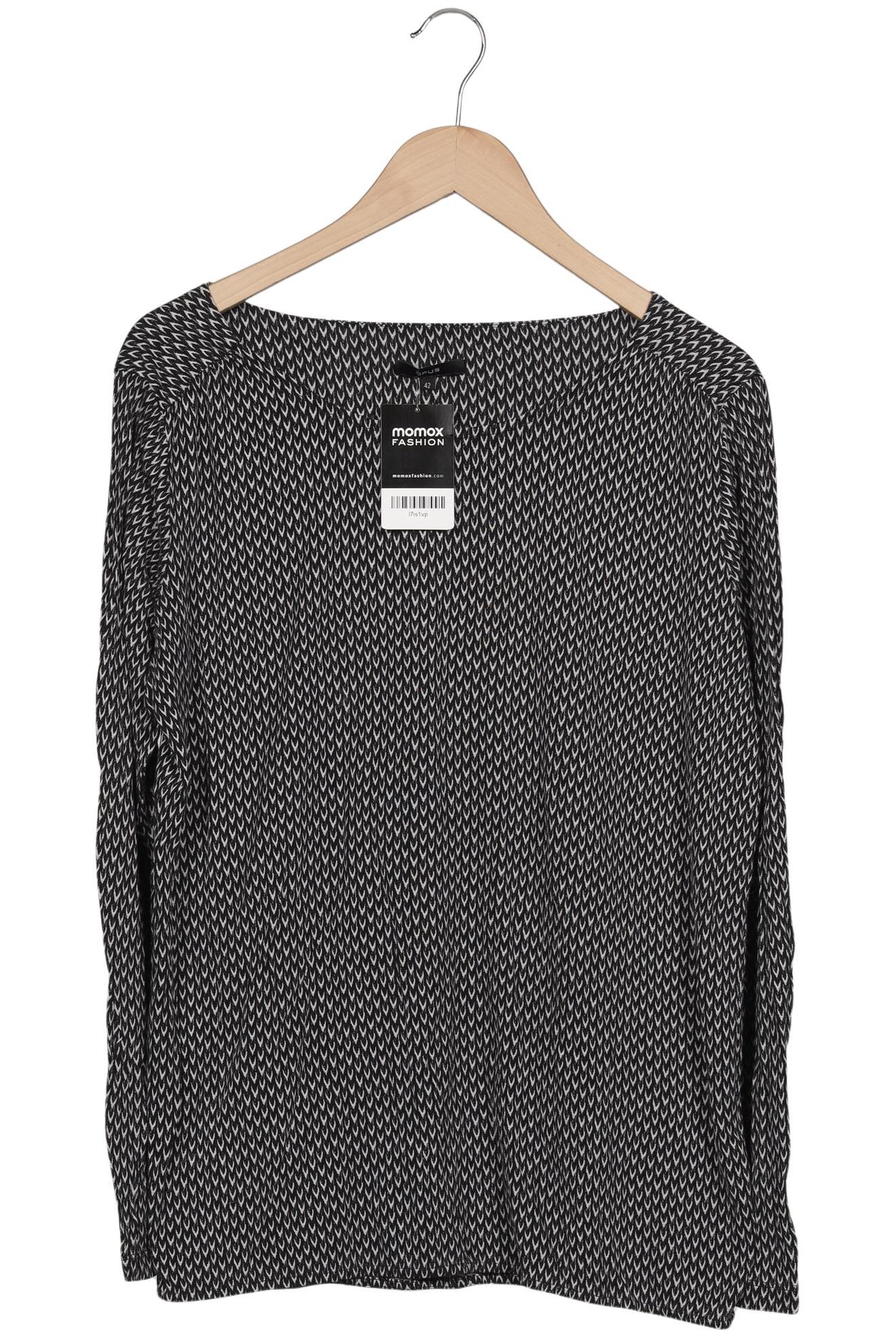

Opus Damen Langarmshirt, schwarz, Gr. 42