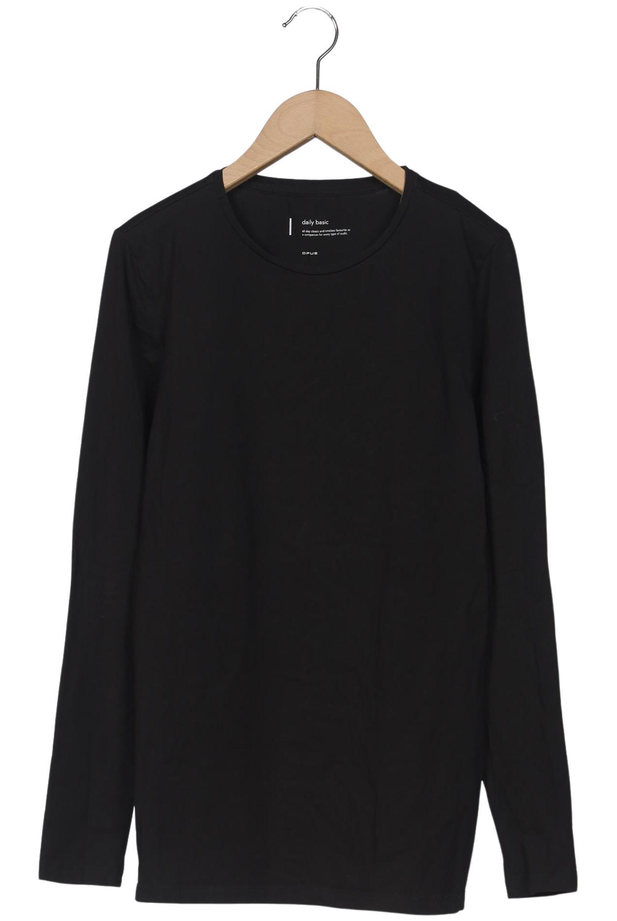 

Opus Damen Langarmshirt, schwarz, Gr. 42