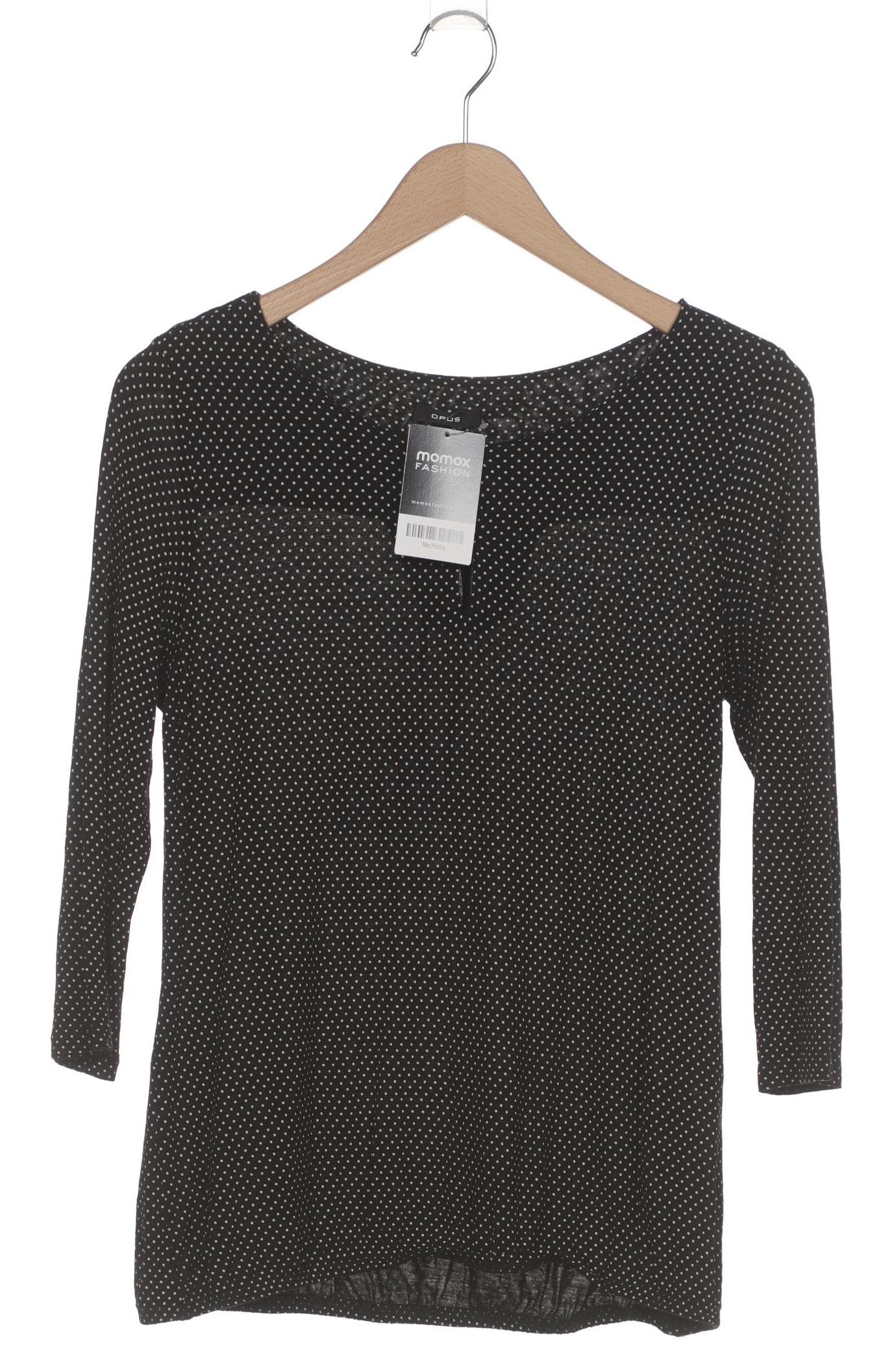 

Opus Damen Langarmshirt, schwarz, Gr. 36