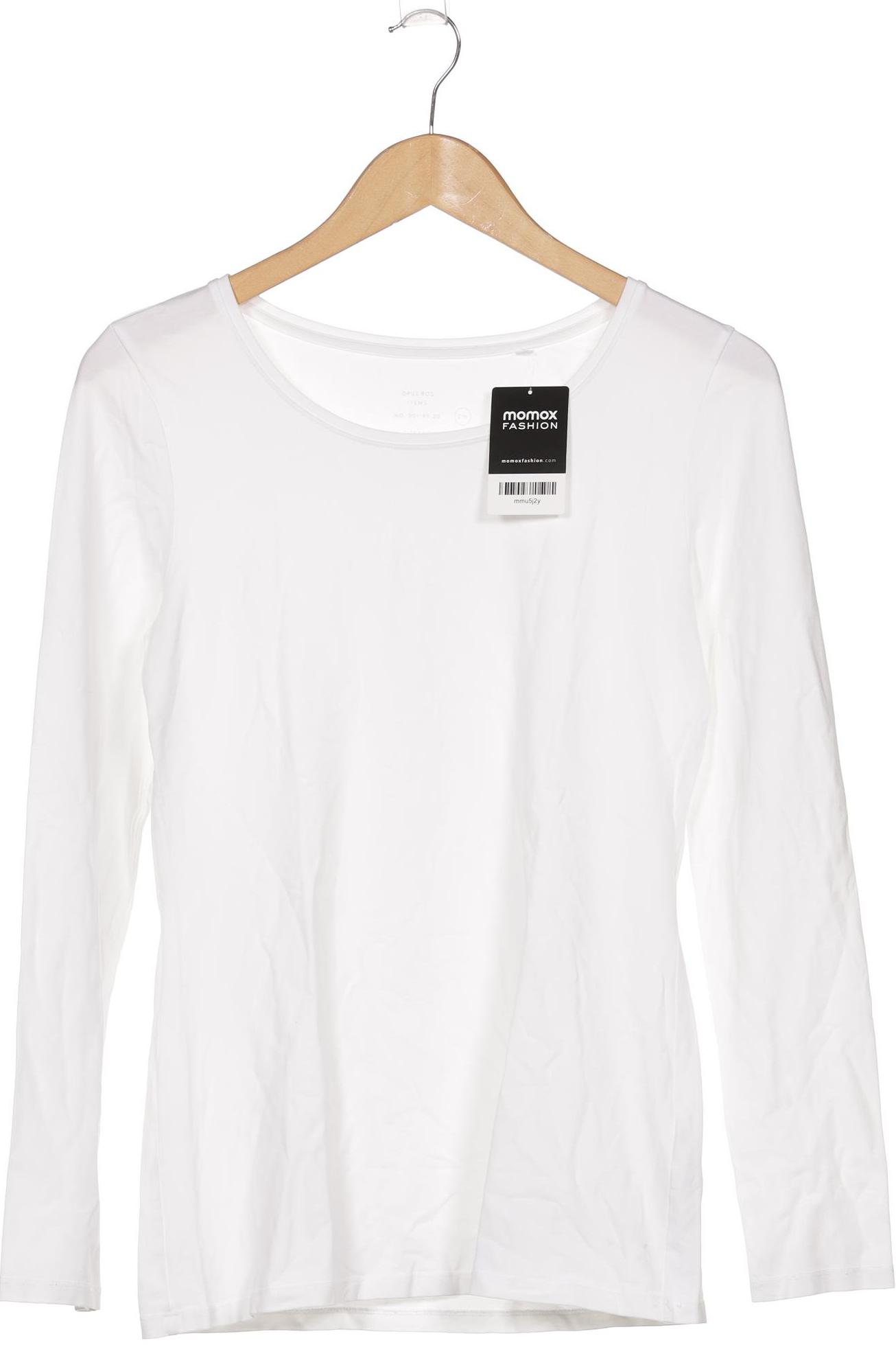

Opus Damen Langarmshirt, weiß, Gr. 40