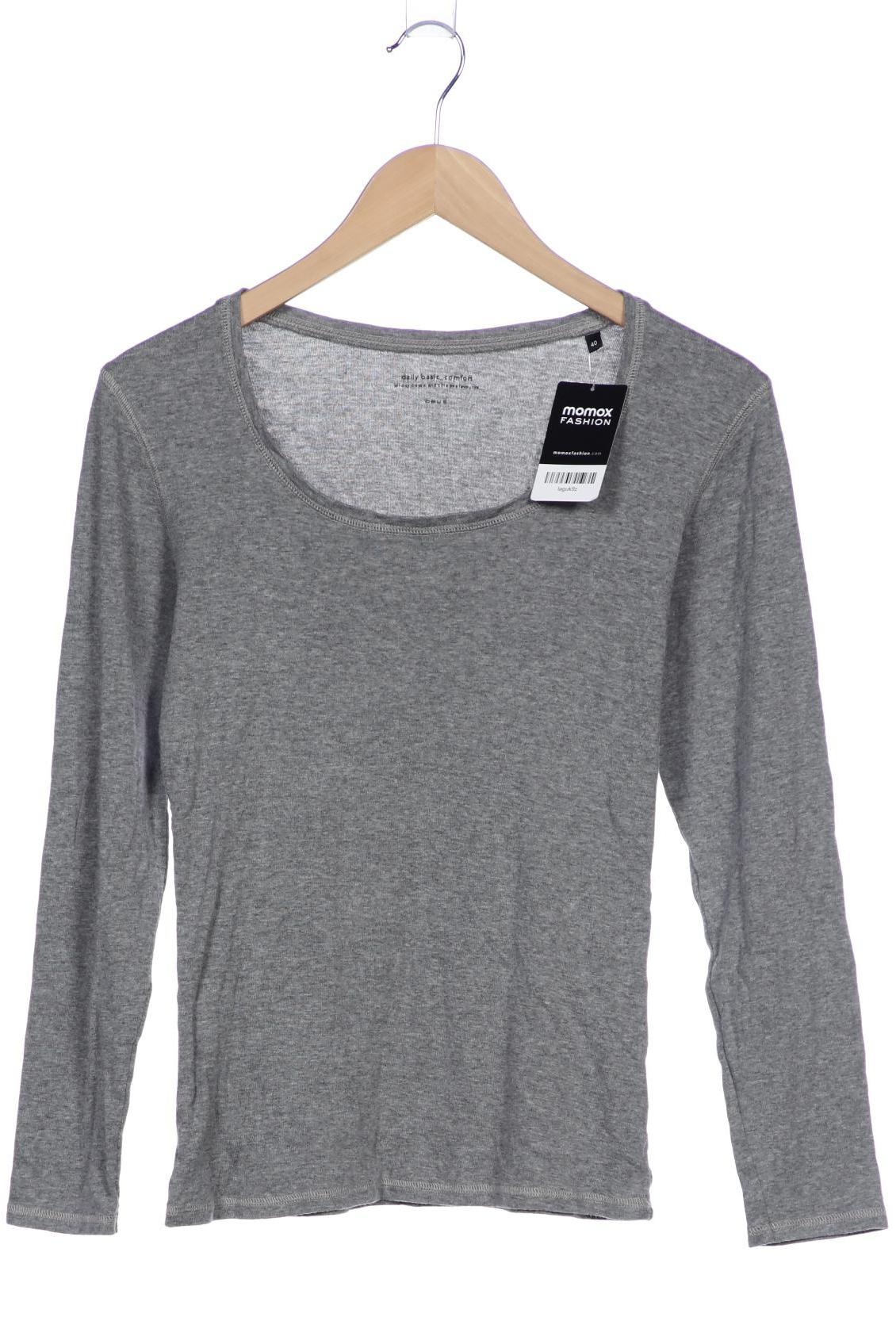 

Opus Damen Langarmshirt, grau, Gr. 40