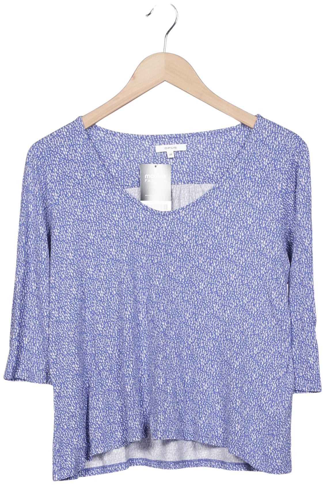 

Opus Damen Langarmshirt, blau, Gr. 38