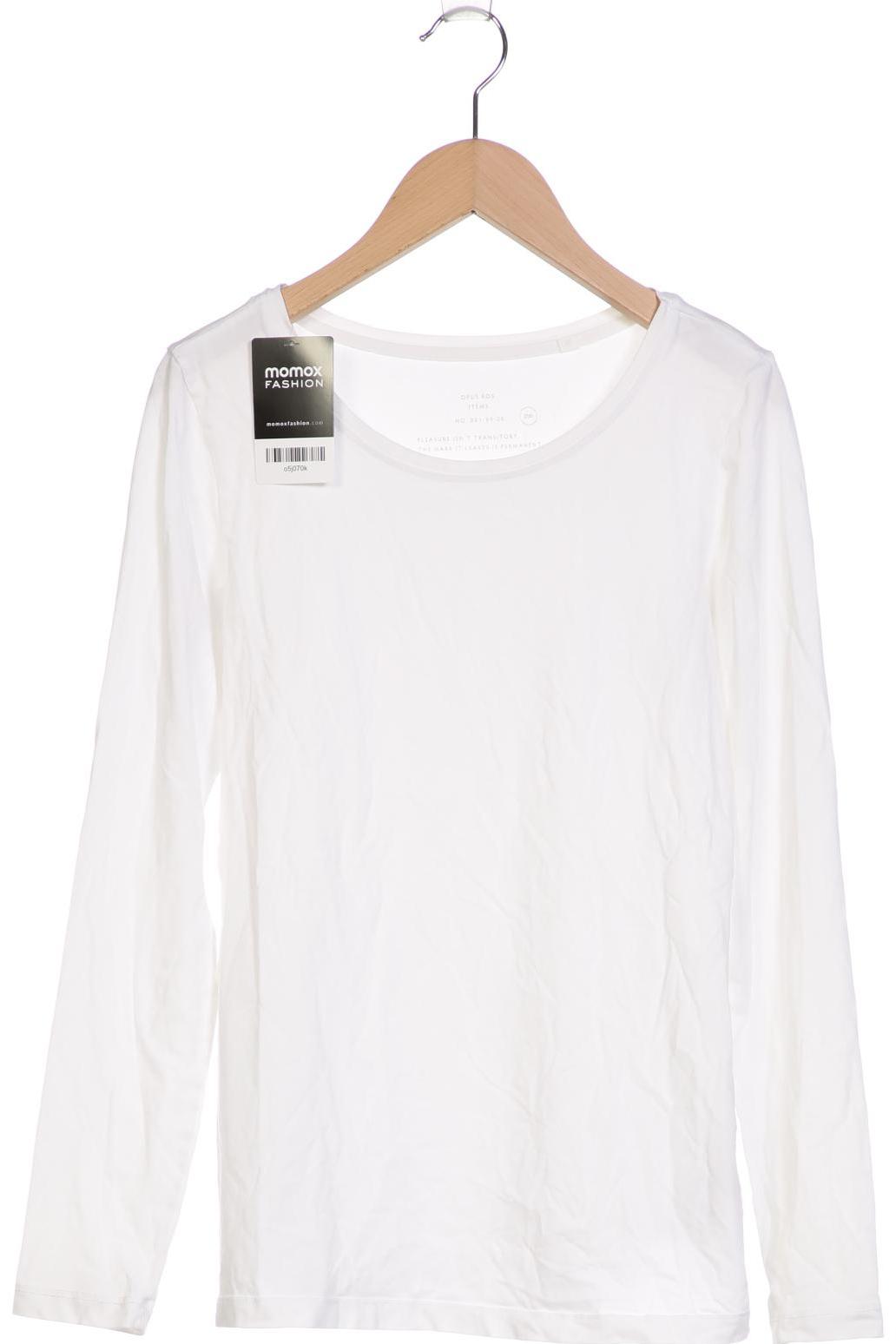 

Opus Damen Langarmshirt, weiß, Gr. 36