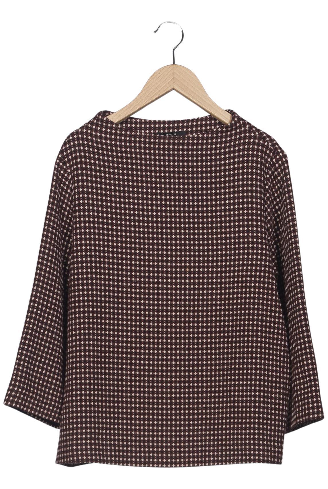 

Opus Damen Langarmshirt, bordeaux, Gr. 40