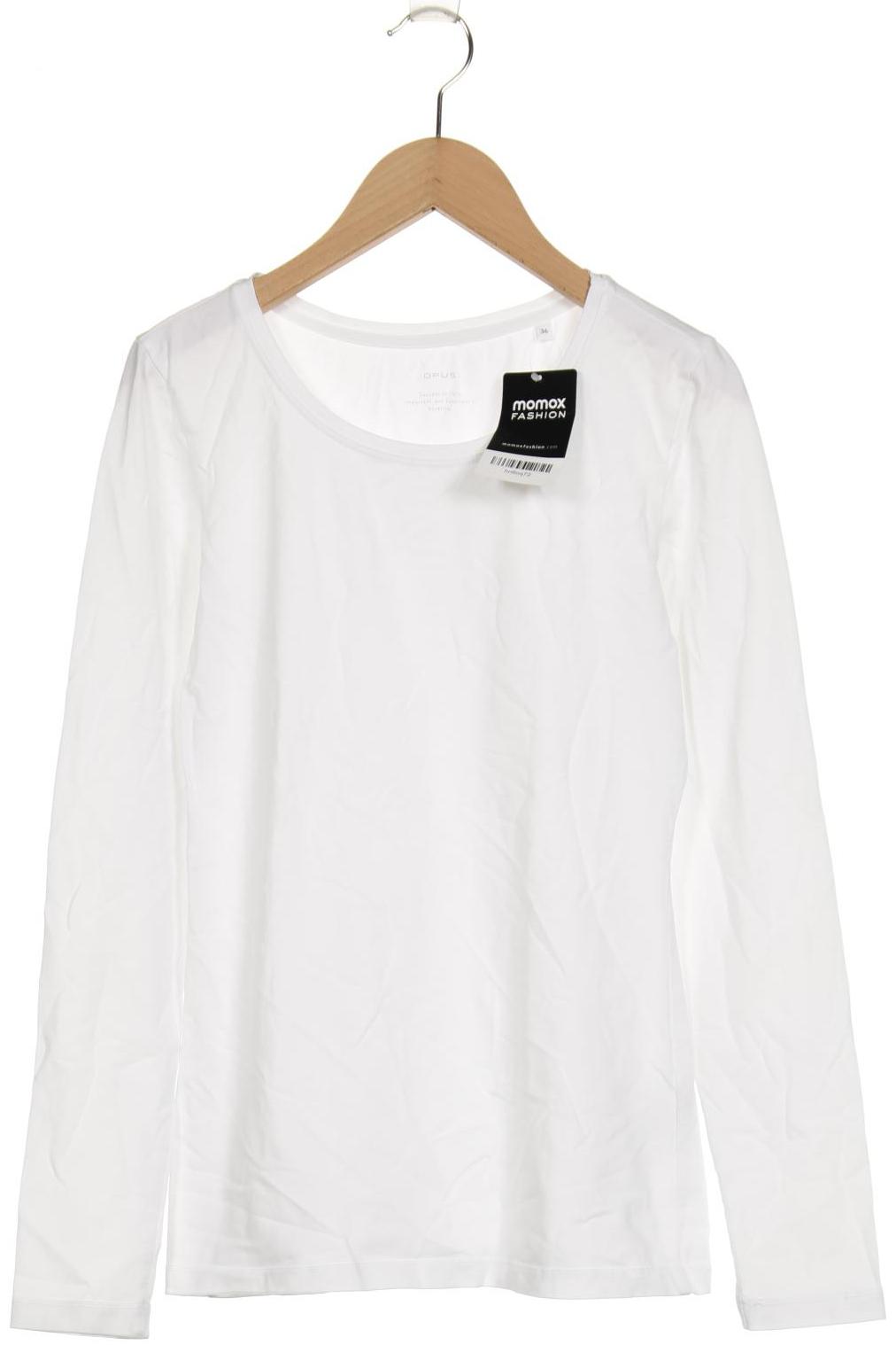 

Opus Damen Langarmshirt, weiß