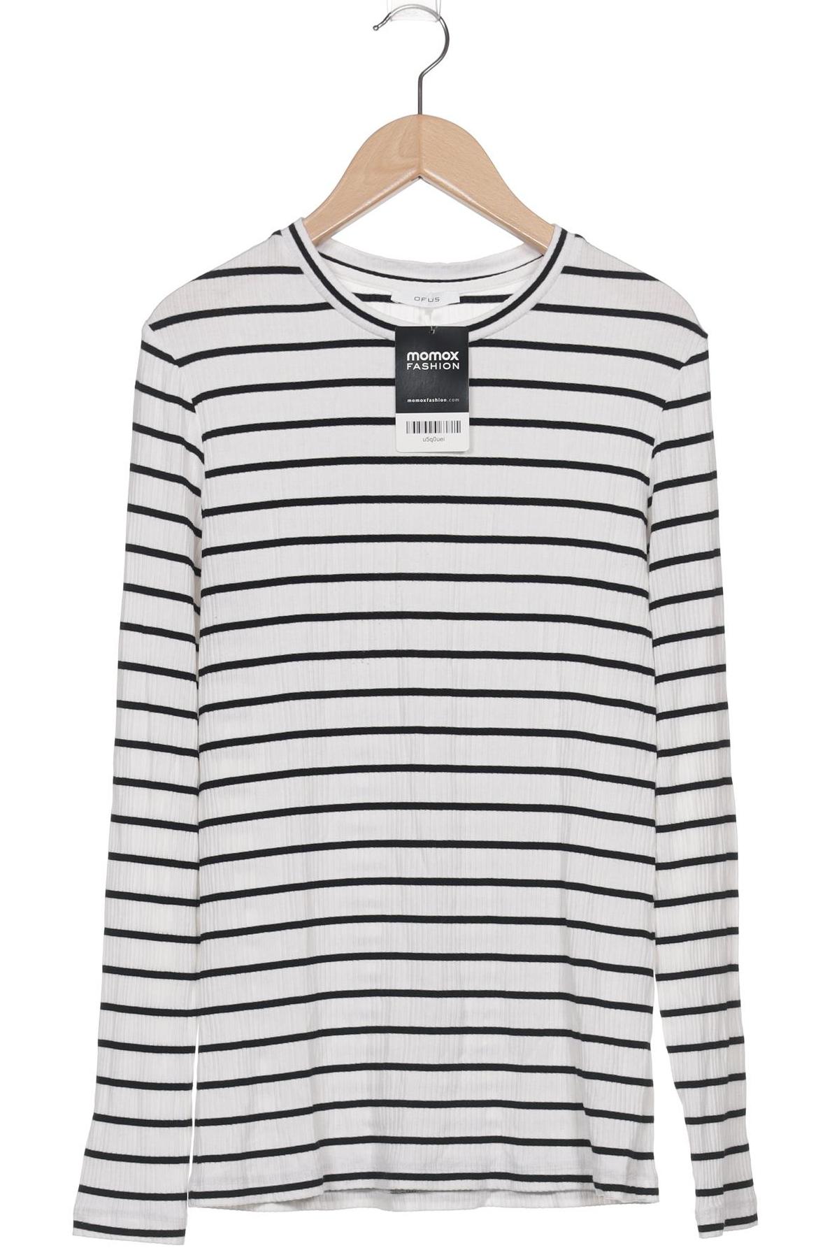 

Opus Damen Langarmshirt, weiß, Gr. 34