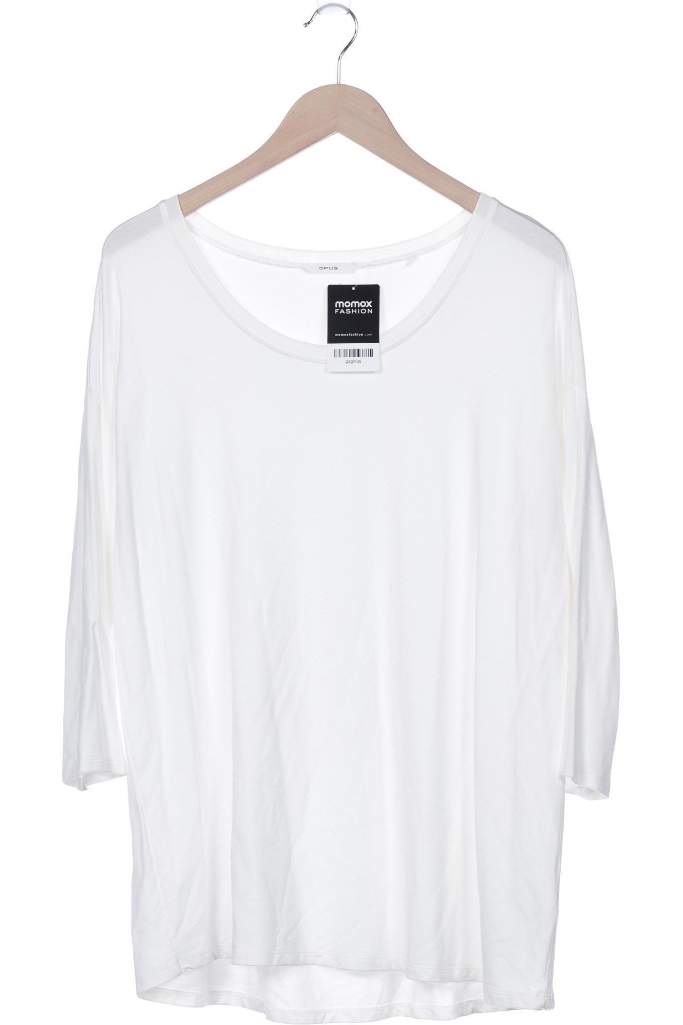

Opus Damen Langarmshirt, weiß, Gr. 44