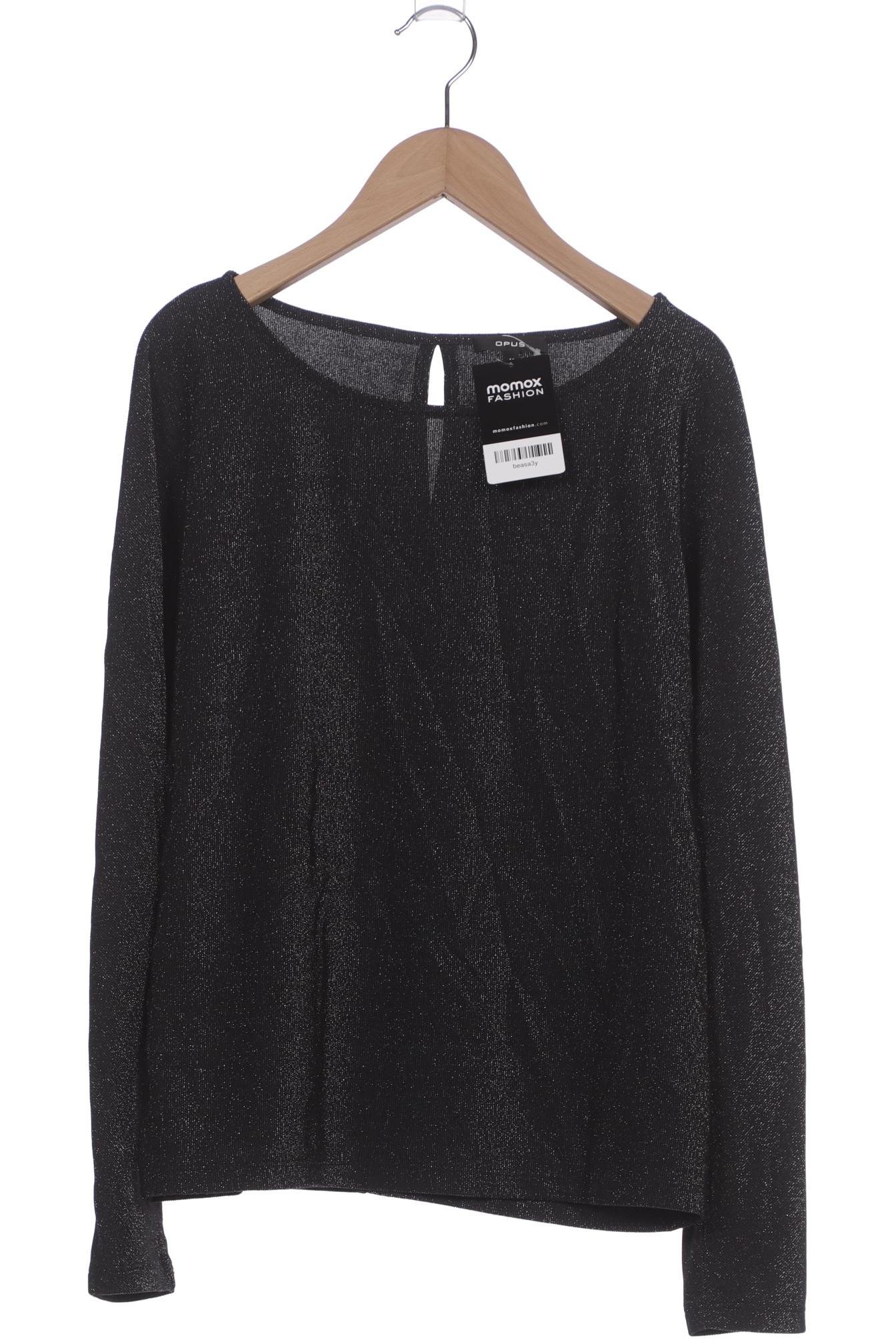 

Opus Damen Langarmshirt, schwarz, Gr. 40