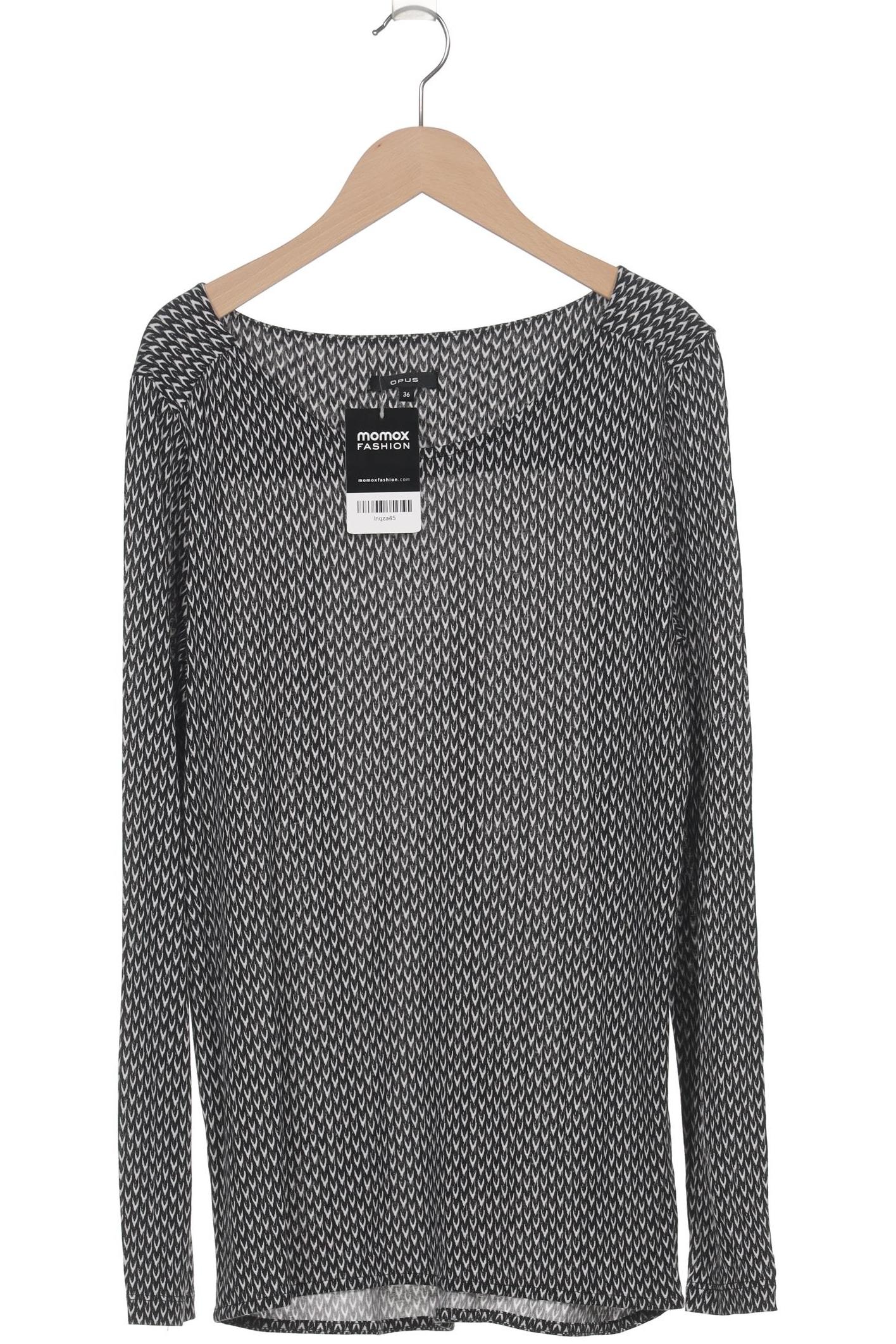 

Opus Damen Langarmshirt, schwarz, Gr. 36