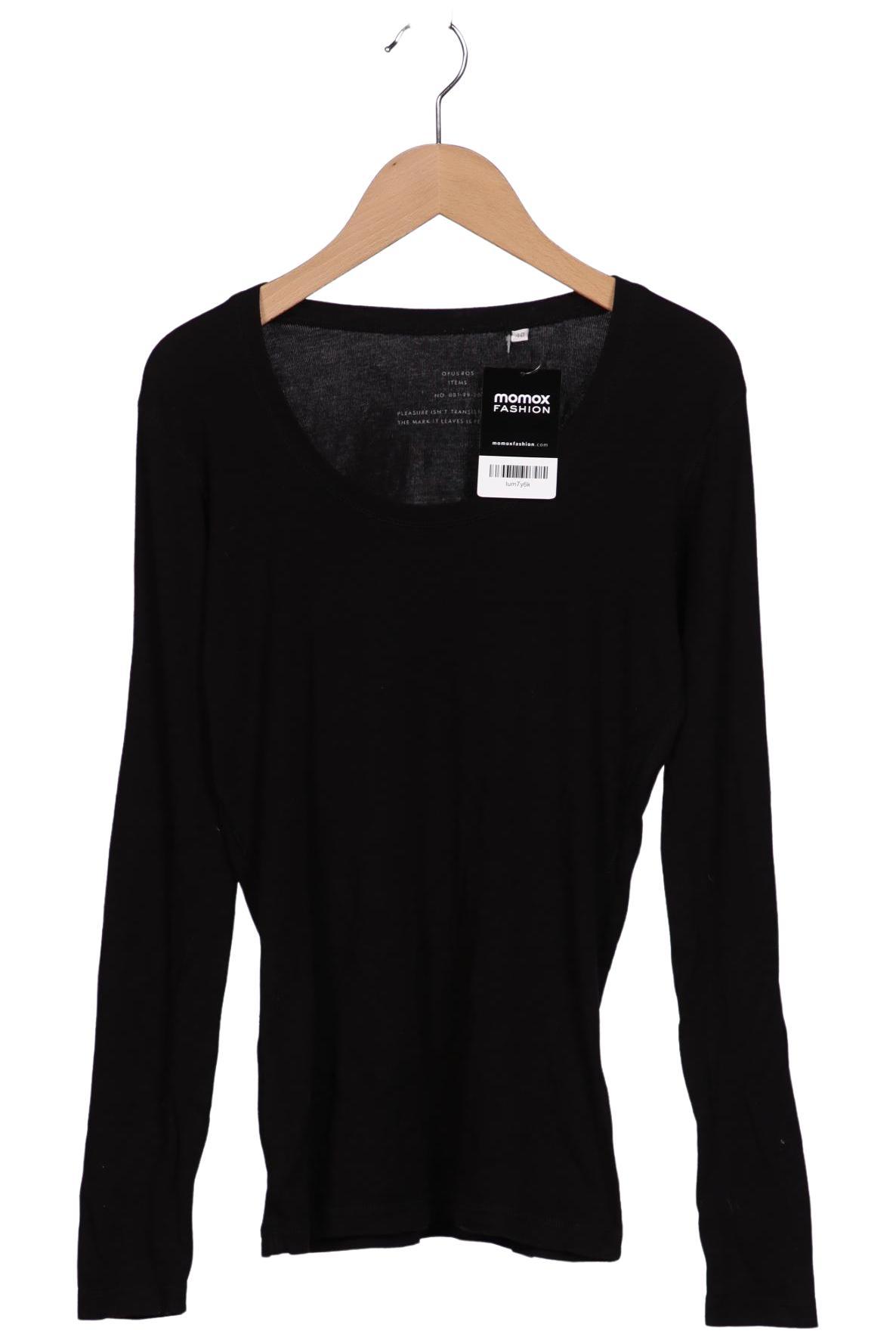 

Opus Damen Langarmshirt, schwarz, Gr. 40