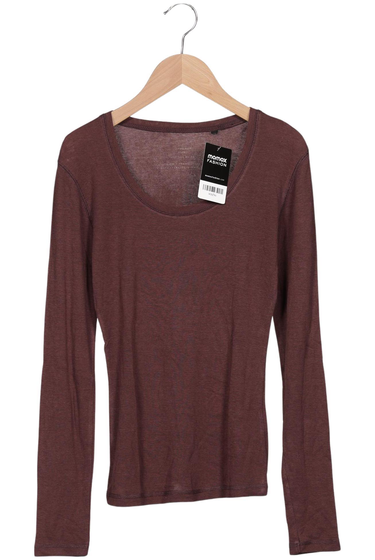 

Opus Damen Langarmshirt, bordeaux, Gr. 38