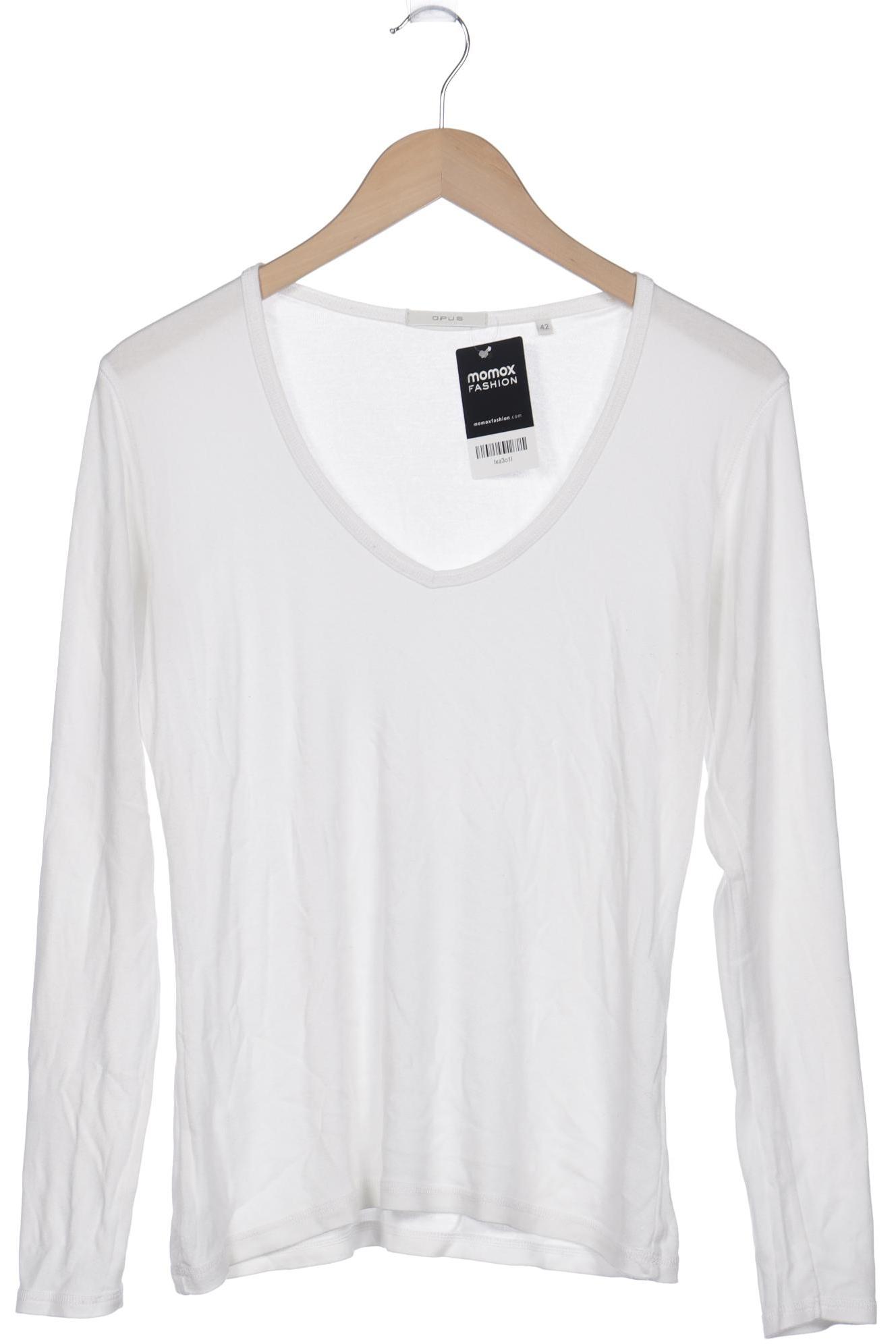 

Opus Damen Langarmshirt, weiß