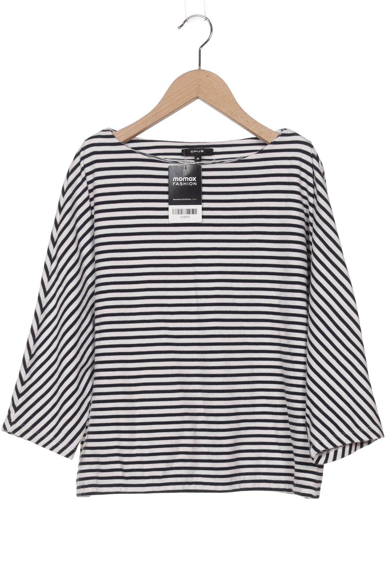 

Opus Damen Langarmshirt, weiß, Gr. 36