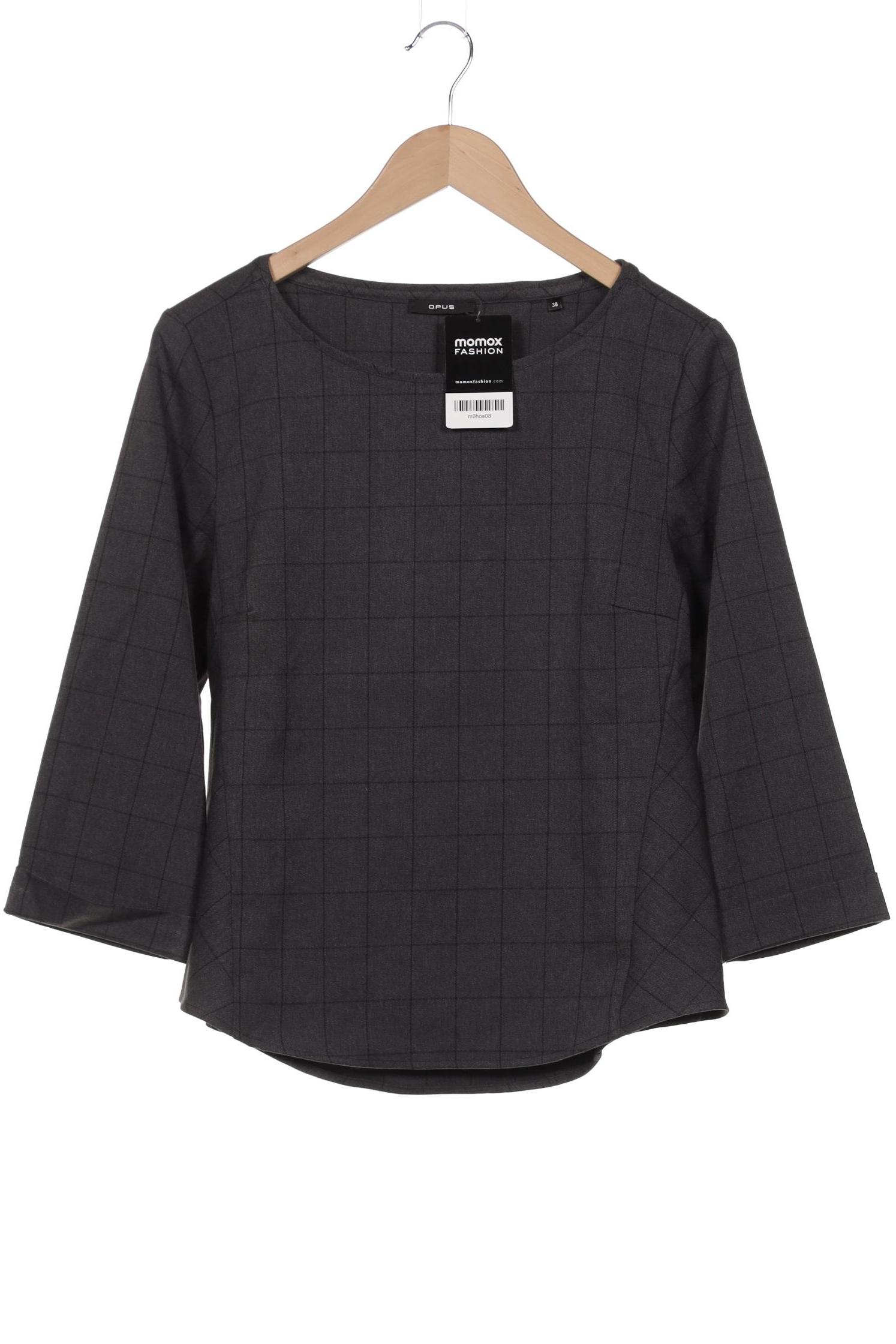 

Opus Damen Langarmshirt, grau, Gr. 38