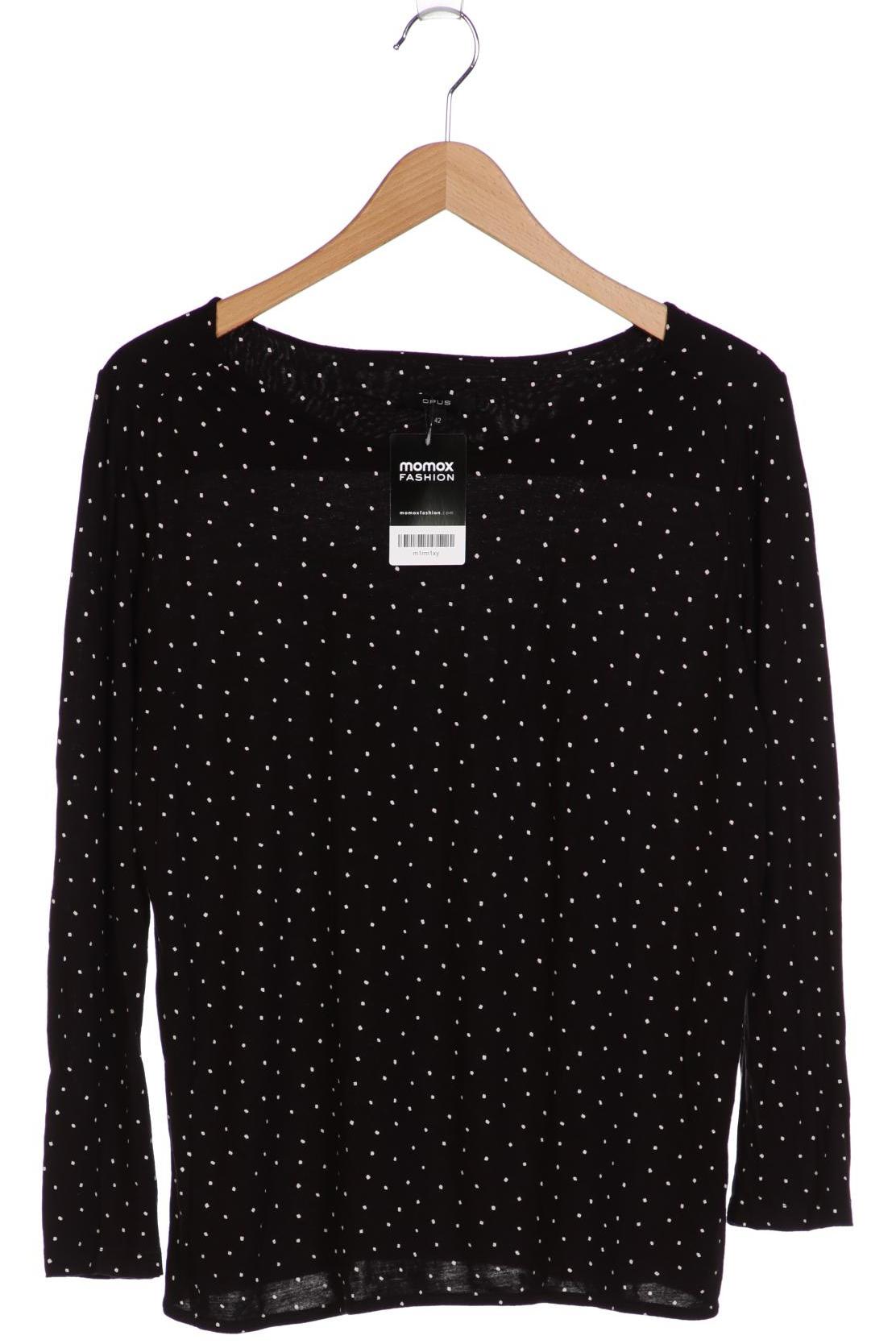 

Opus Damen Langarmshirt, schwarz, Gr. 42