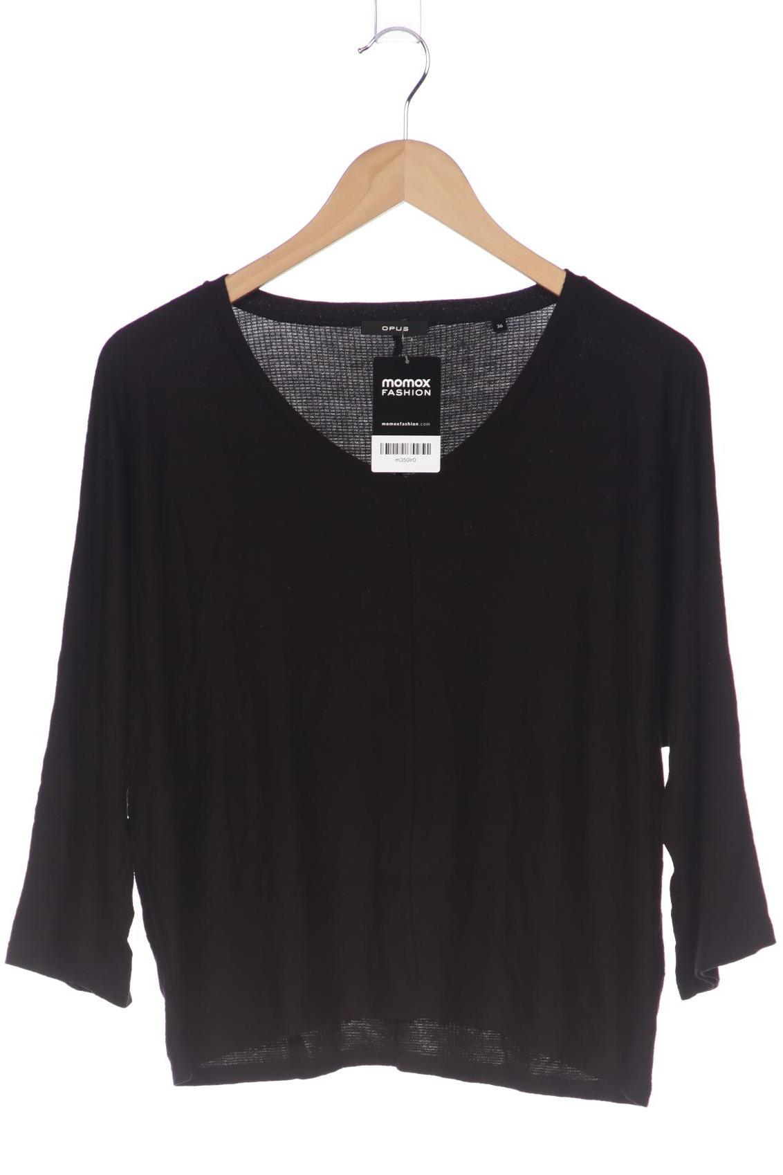 

Opus Damen Langarmshirt, schwarz, Gr. 36
