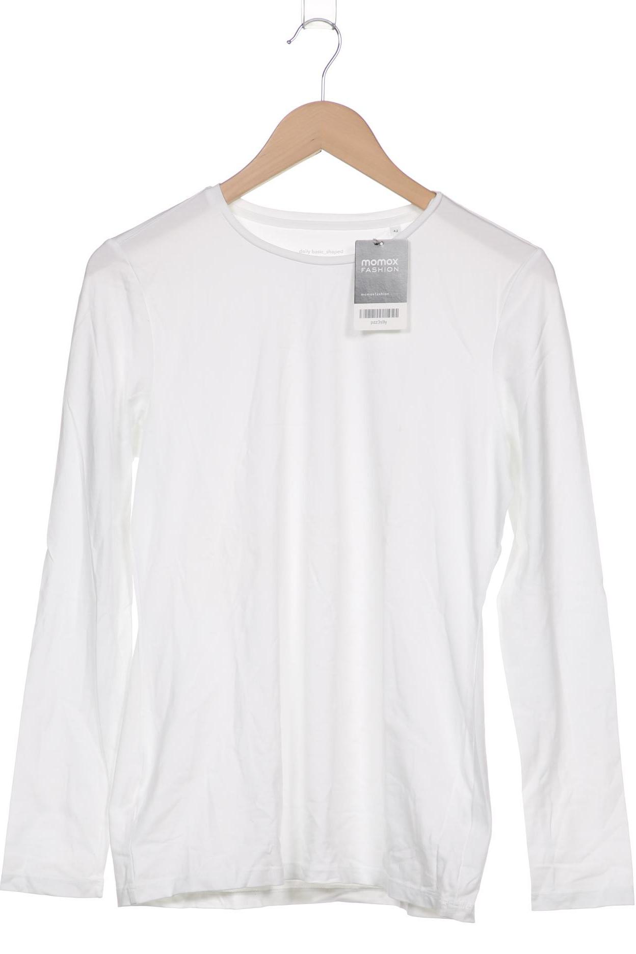 

Opus Damen Langarmshirt, weiß, Gr. 42