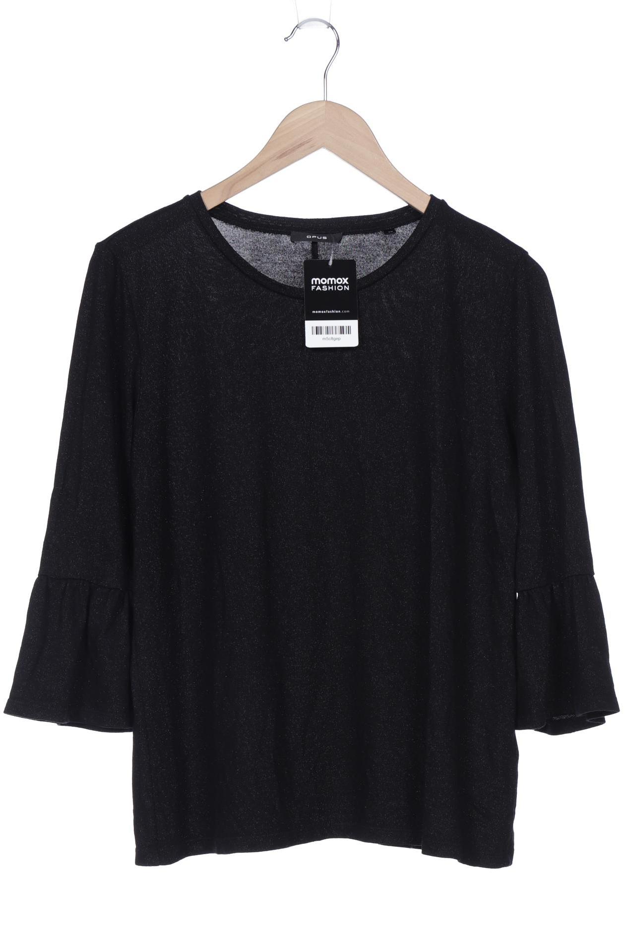

Opus Damen Langarmshirt, schwarz, Gr. 40