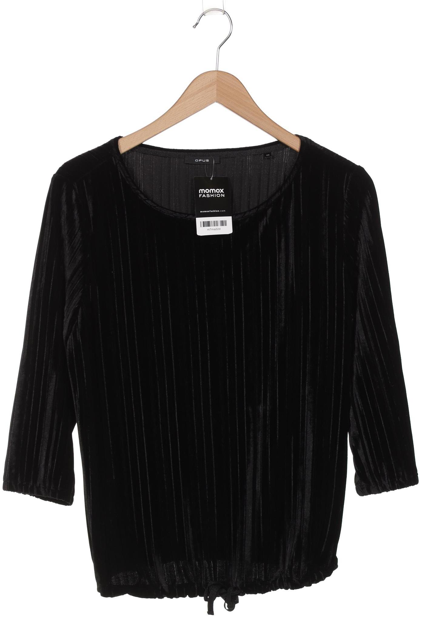 

Opus Damen Langarmshirt, schwarz, Gr. 40