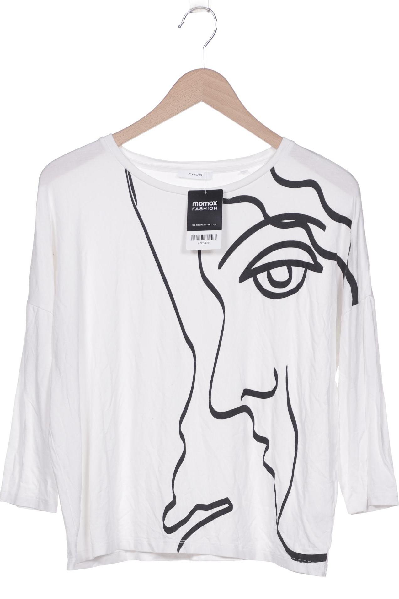 

Opus Damen Langarmshirt, weiß