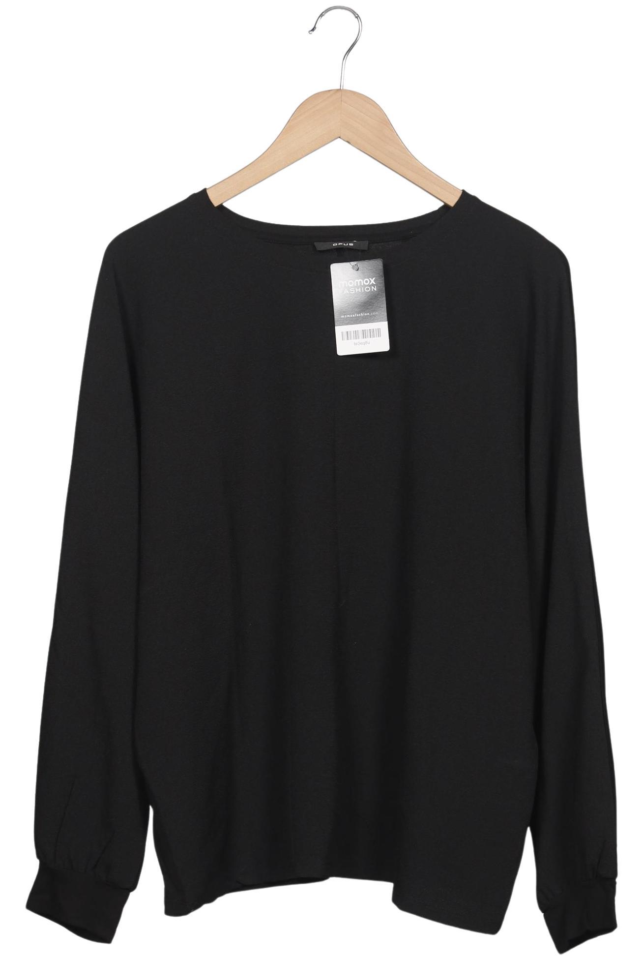 

Opus Damen Langarmshirt, schwarz, Gr. 44