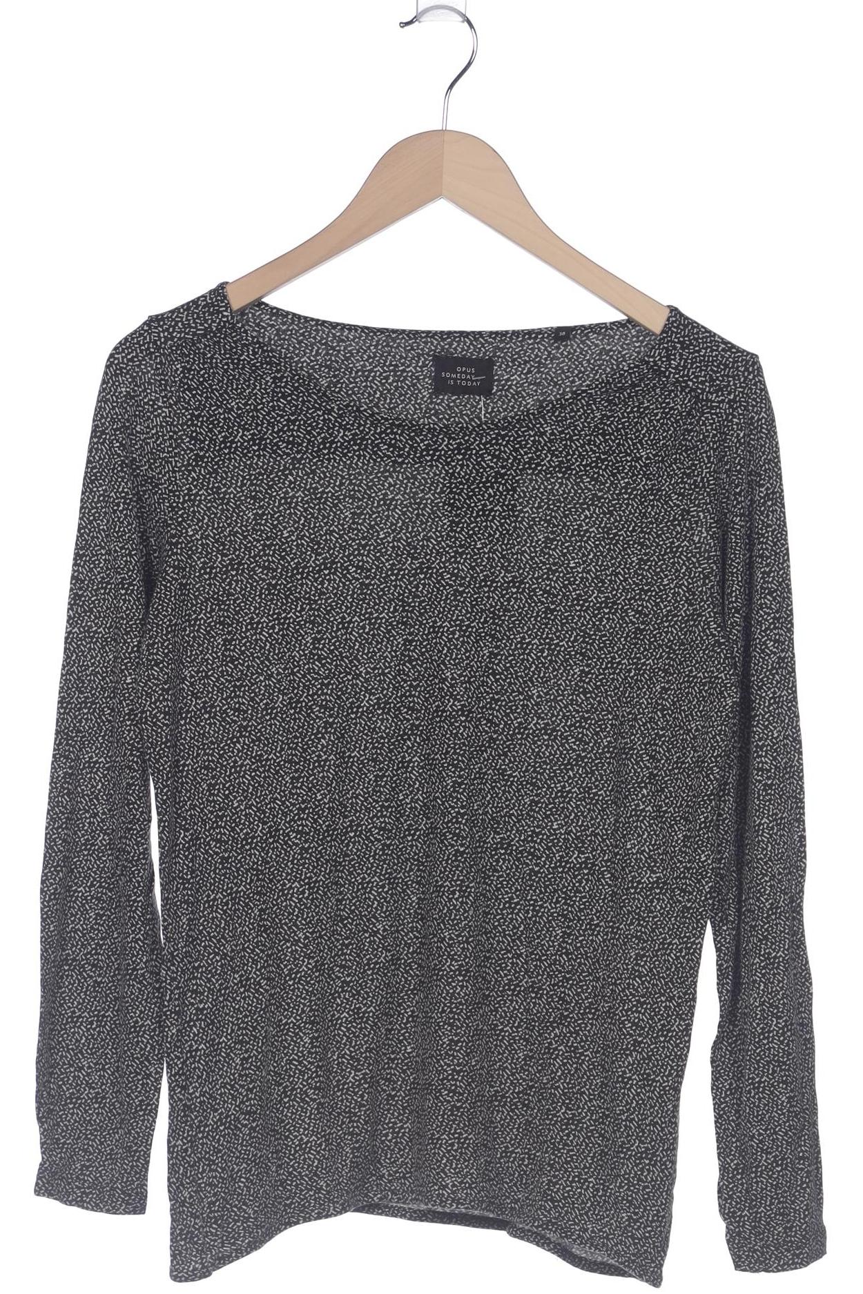

Opus Damen Langarmshirt, schwarz, Gr. 38