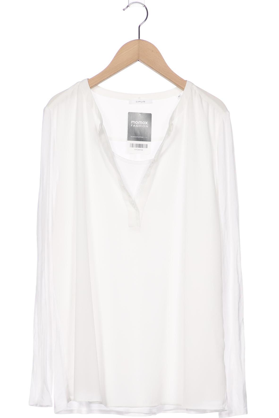 

Opus Damen Langarmshirt, weiß, Gr. 42