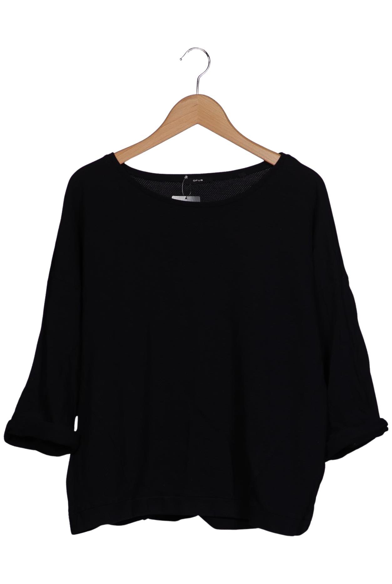 

Opus Damen Langarmshirt, schwarz, Gr. 42