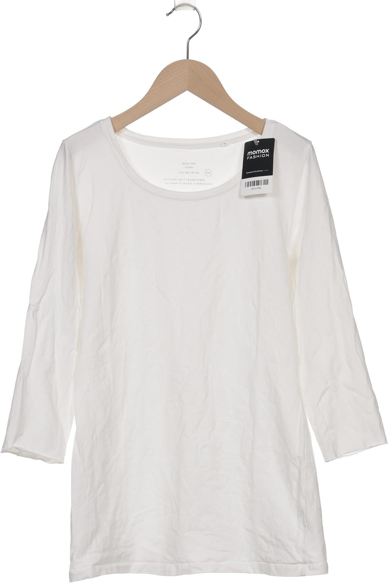 

Opus Damen Langarmshirt, weiß, Gr. 40