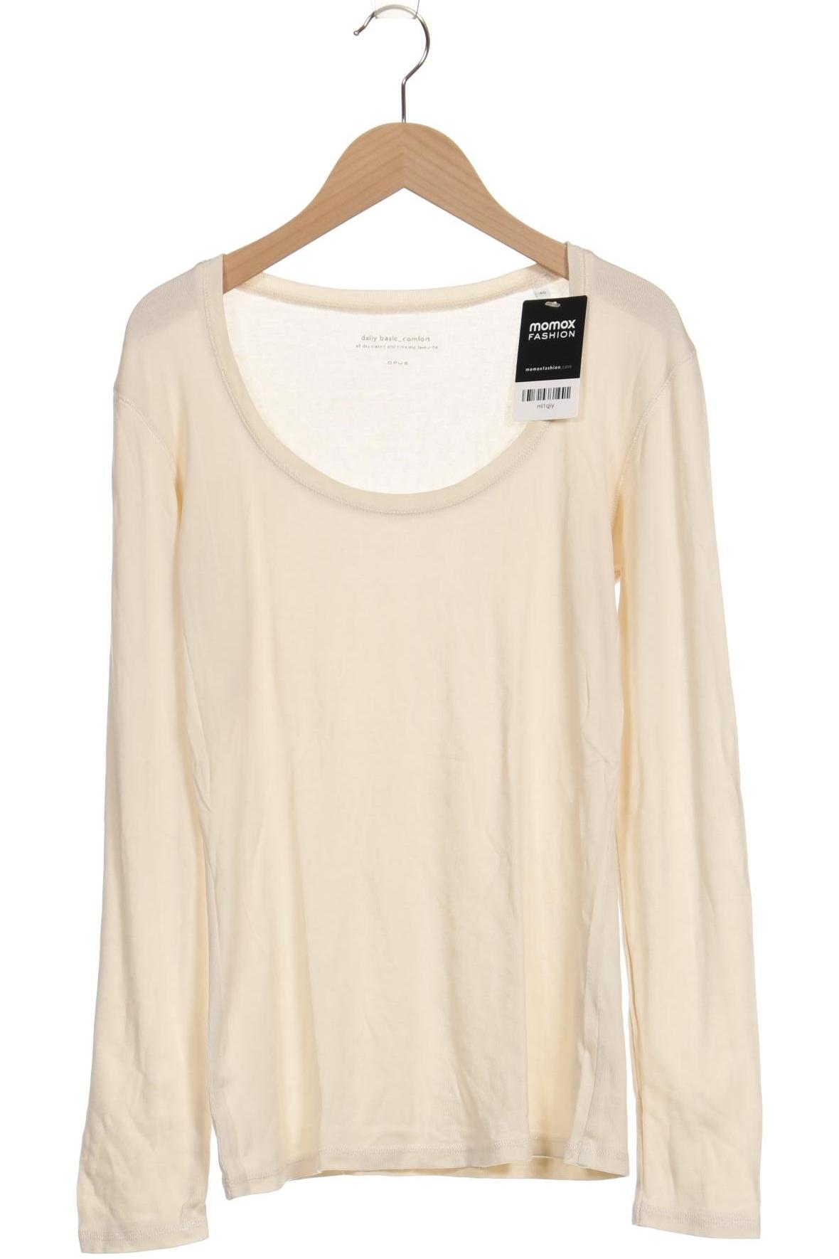 

Opus Damen Langarmshirt, cremeweiß, Gr. 40