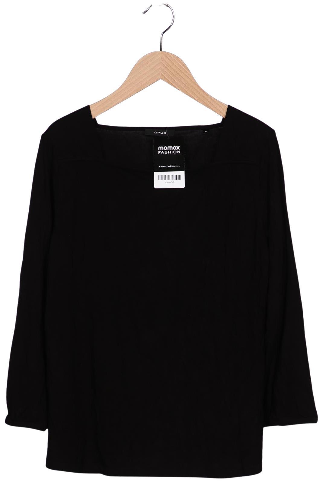 

Opus Damen Langarmshirt, schwarz, Gr. 36