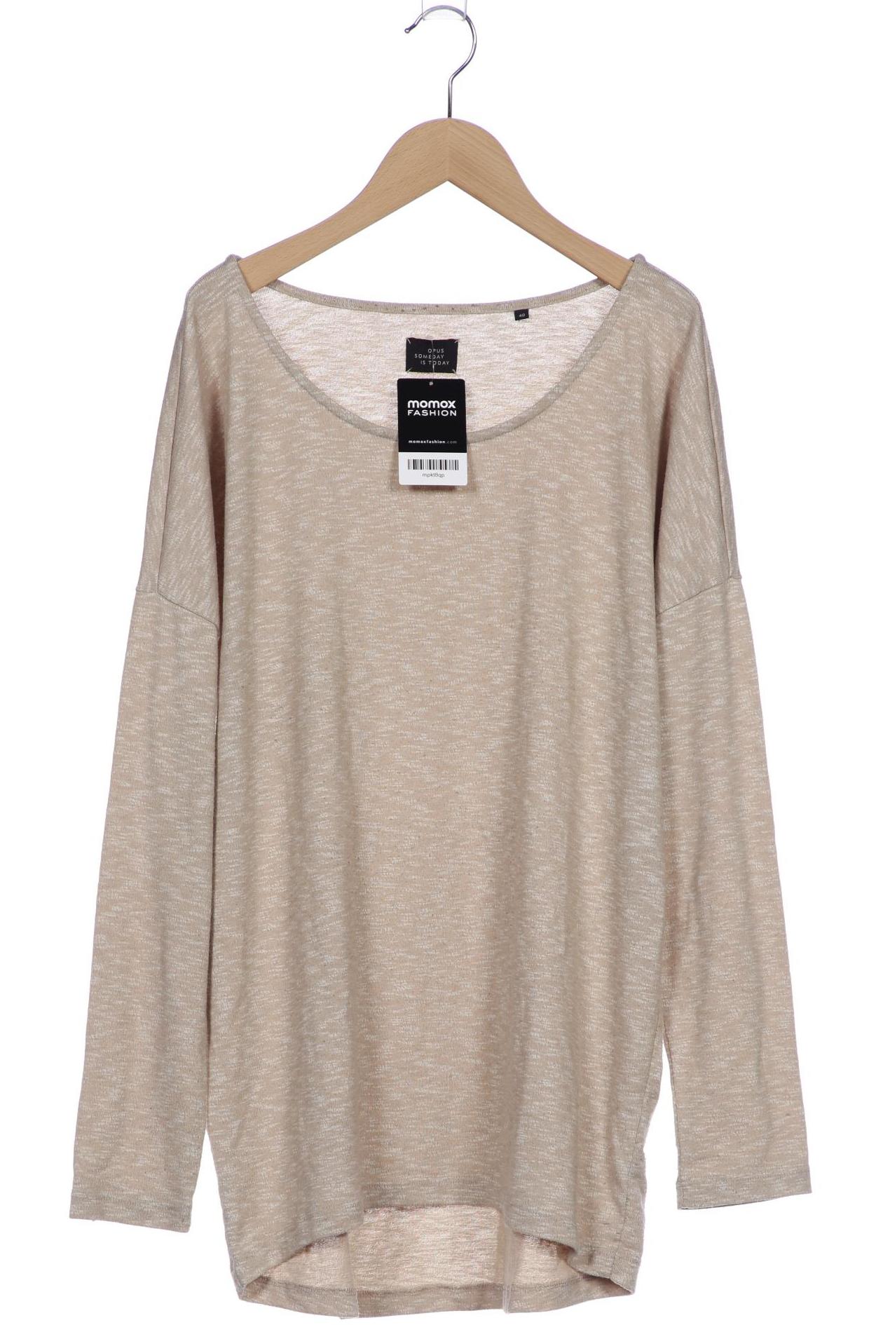 

Opus Damen Langarmshirt, beige, Gr. 40