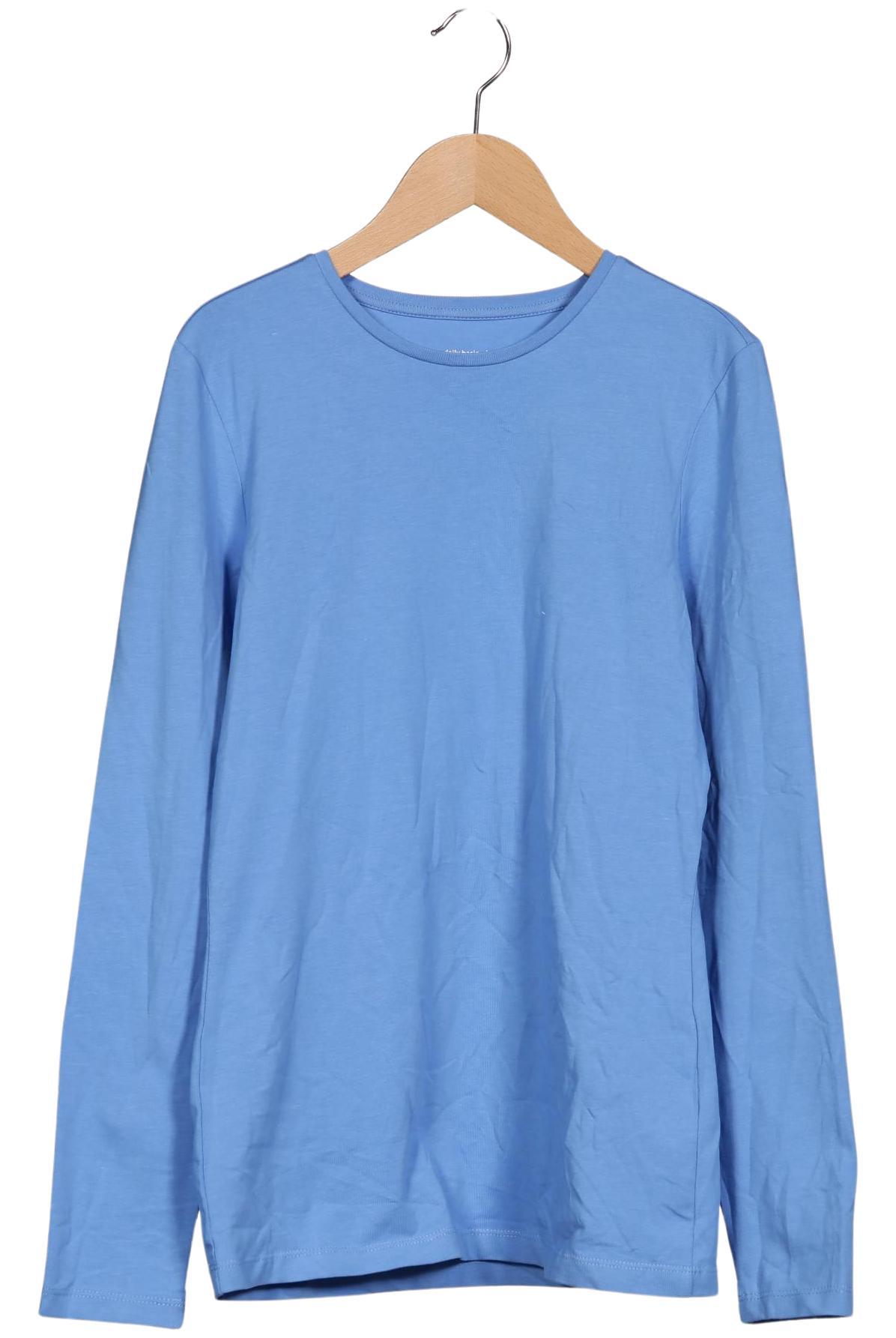 

Opus Damen Langarmshirt, blau, Gr. 38