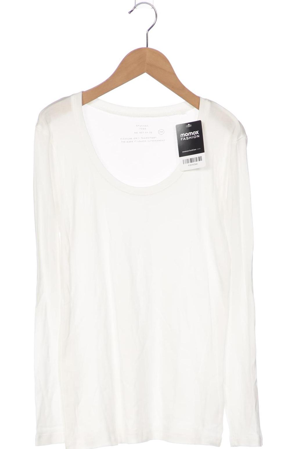 

Opus Damen Langarmshirt, weiß, Gr. 44