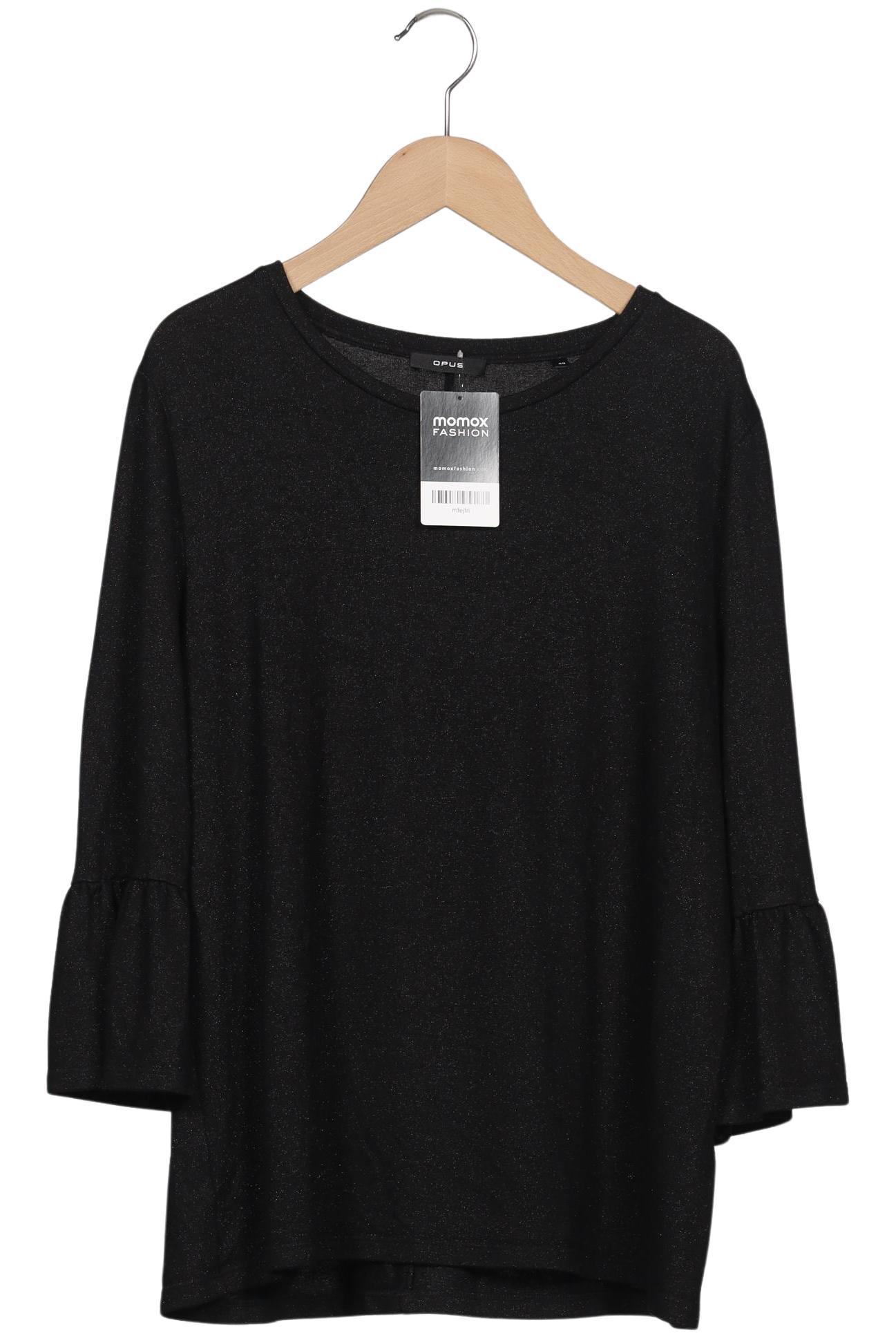 

Opus Damen Langarmshirt, schwarz, Gr. 40