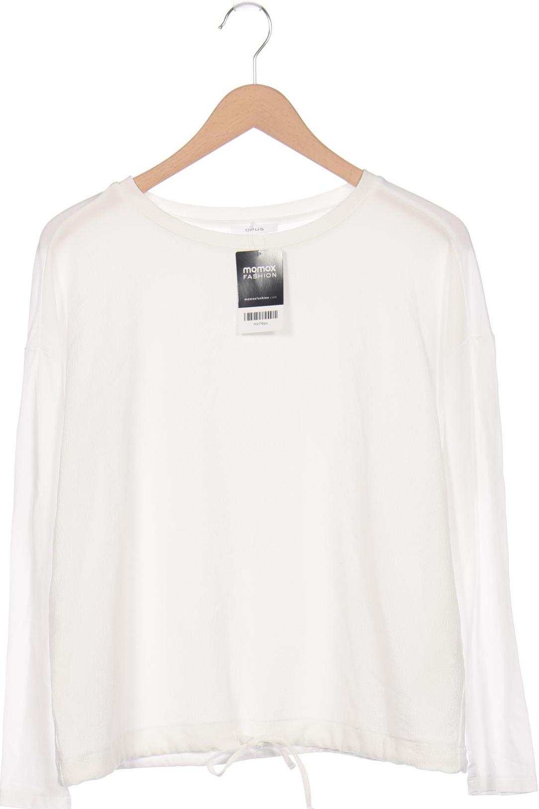 

Opus Damen Langarmshirt, weiß, Gr. 38