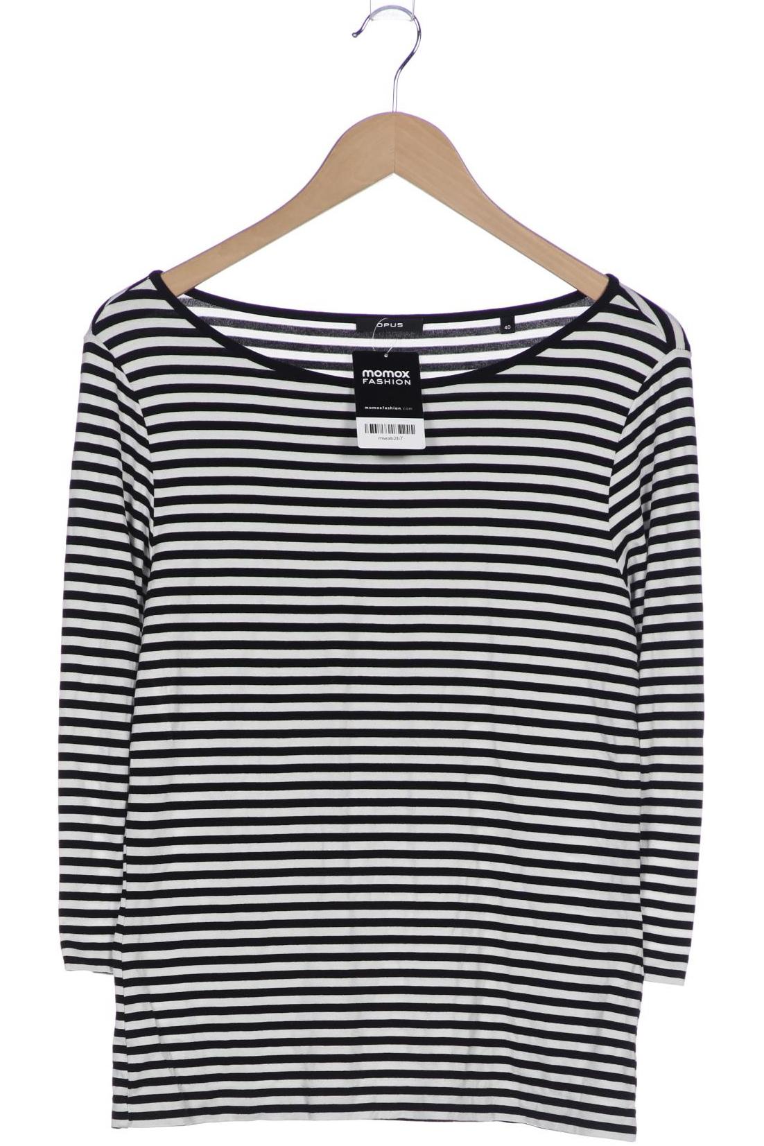 

Opus Damen Langarmshirt, schwarz, Gr. 40
