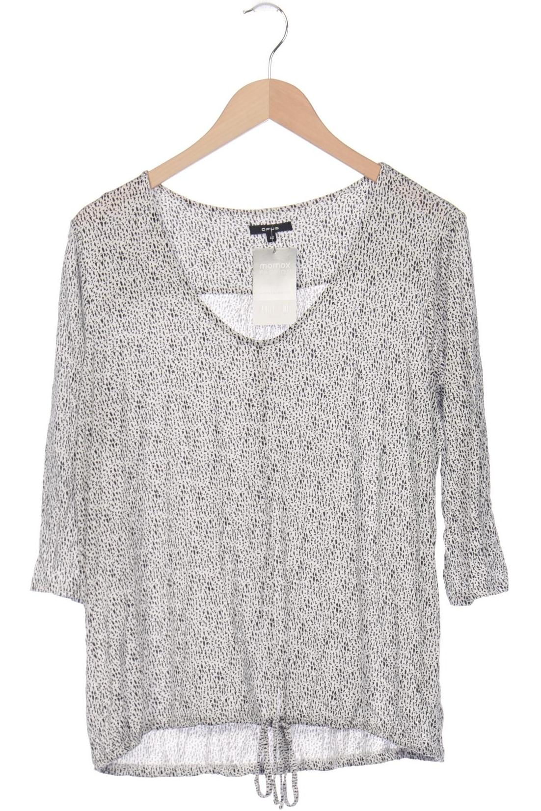 

Opus Damen Langarmshirt, weiß, Gr. 42