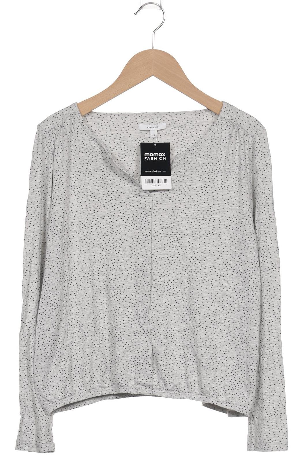 

Opus Damen Langarmshirt, grau, Gr. 38