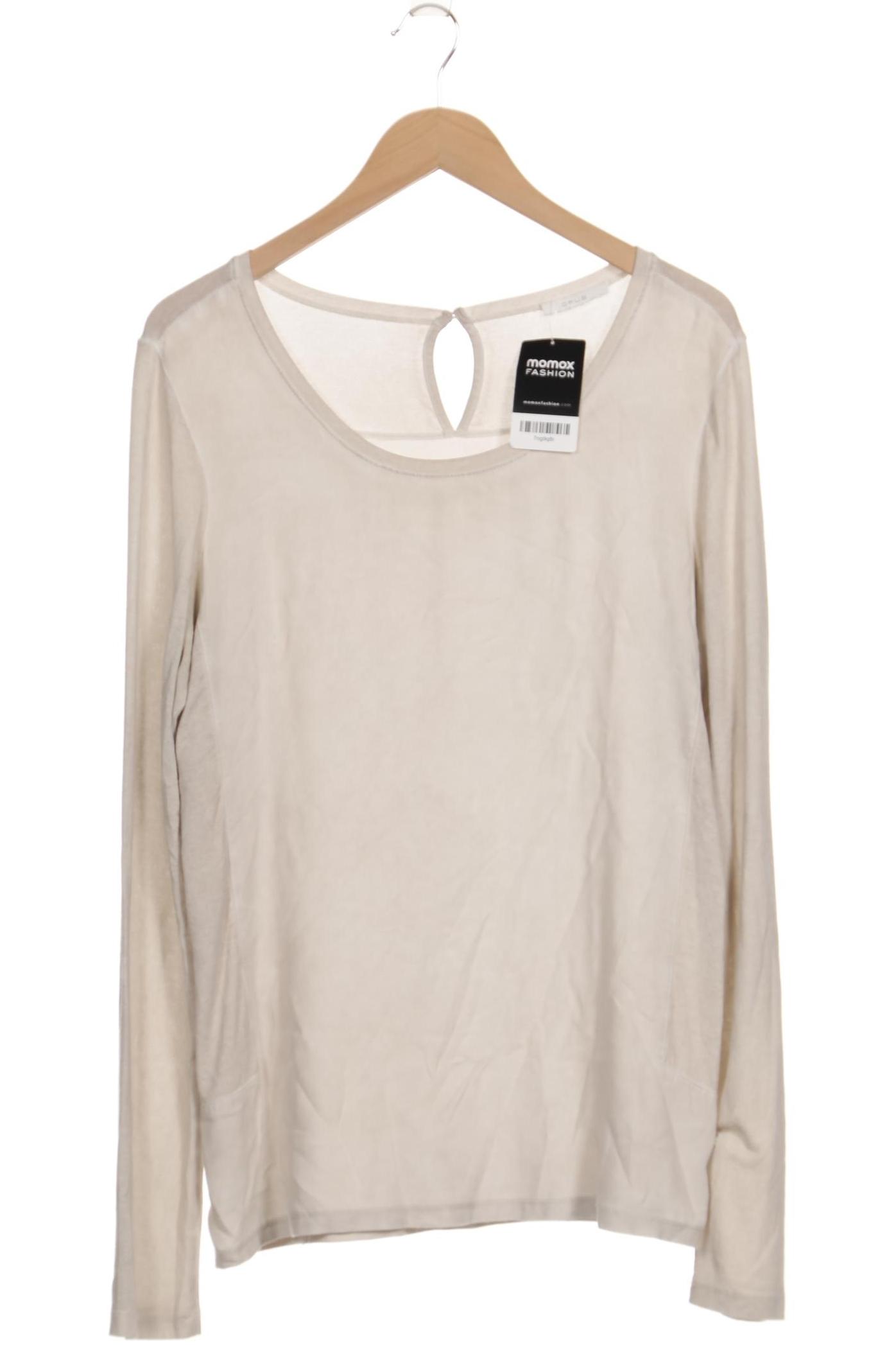 

Opus Damen Langarmshirt, beige, Gr. 44