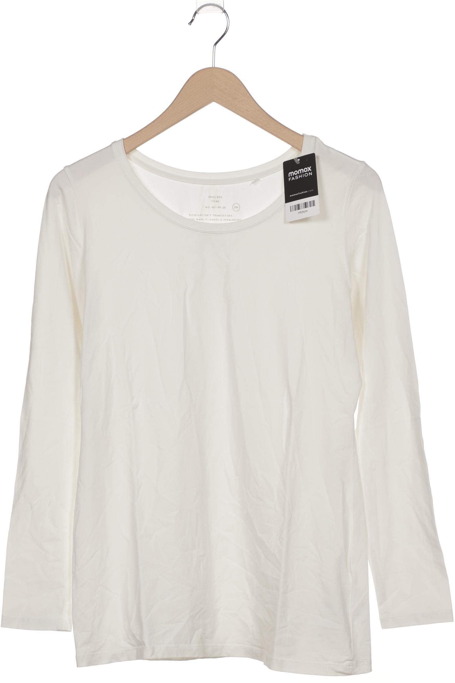 

Opus Damen Langarmshirt, weiß, Gr. 44