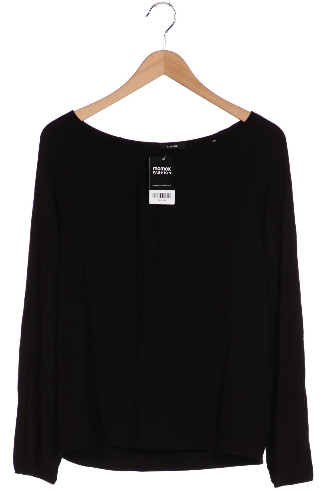 

Opus Damen Langarmshirt, schwarz, Gr. 40