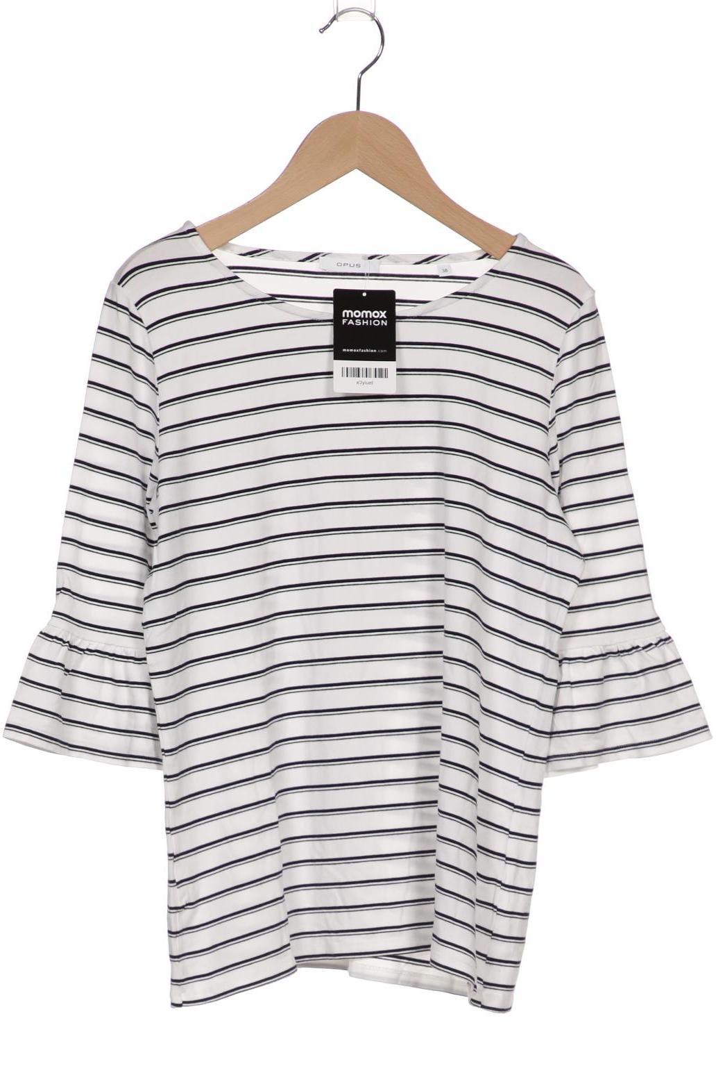 

Opus Damen Langarmshirt, weiß, Gr. 38