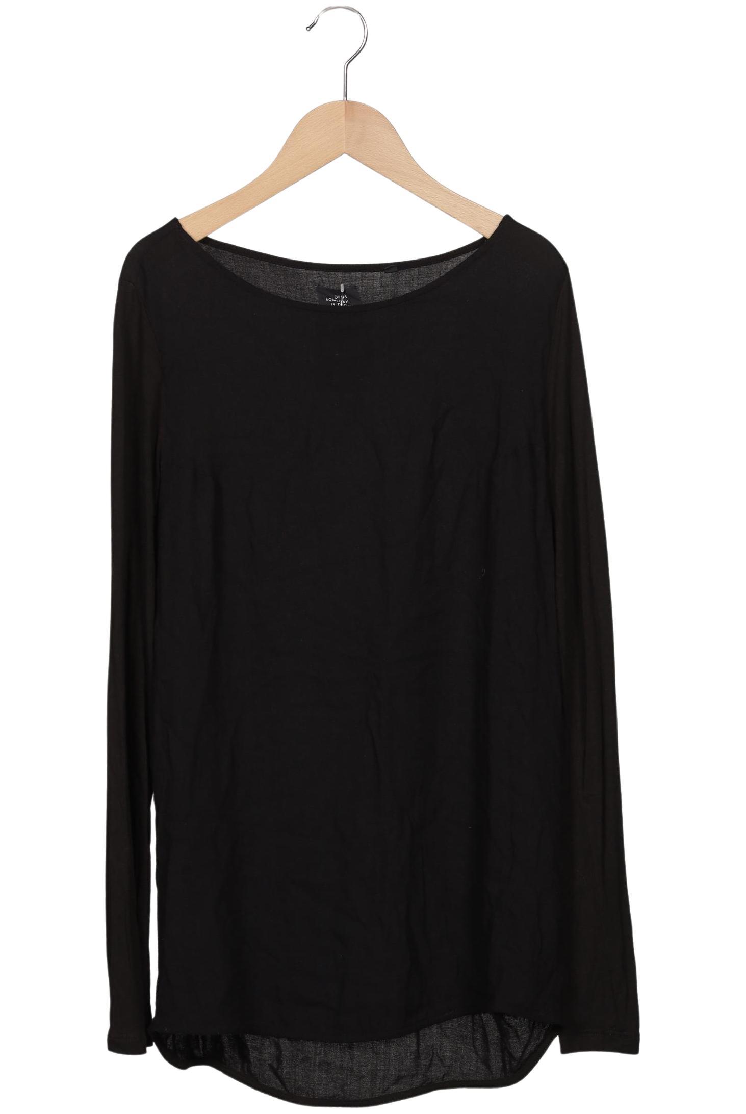 

Opus Damen Langarmshirt, schwarz, Gr. 40