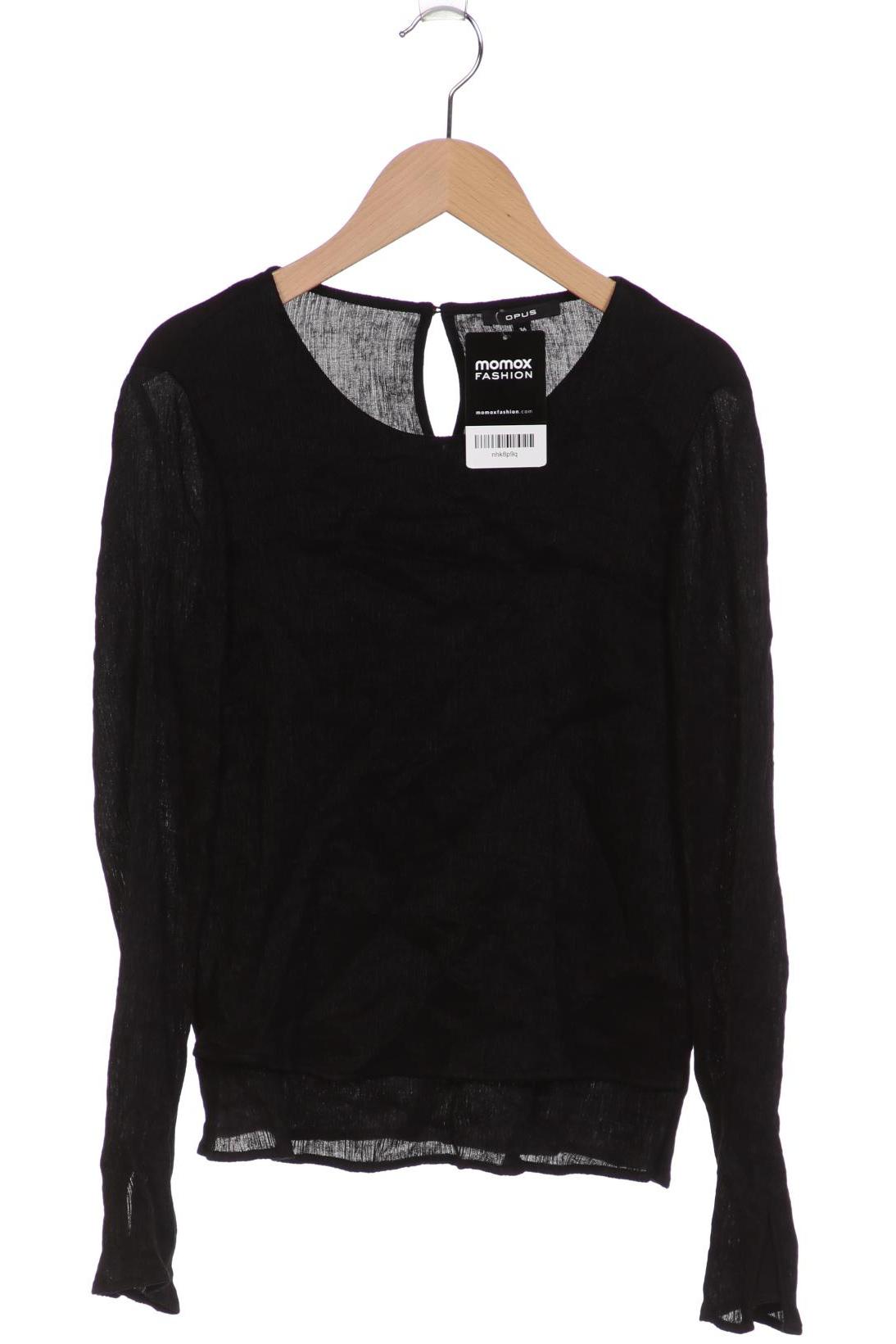 

Opus Damen Langarmshirt, schwarz, Gr. 36