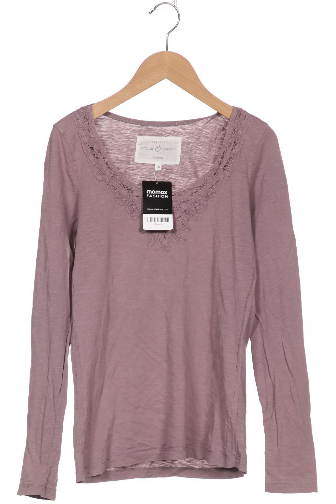 

Opus Damen Langarmshirt, pink, Gr. 38