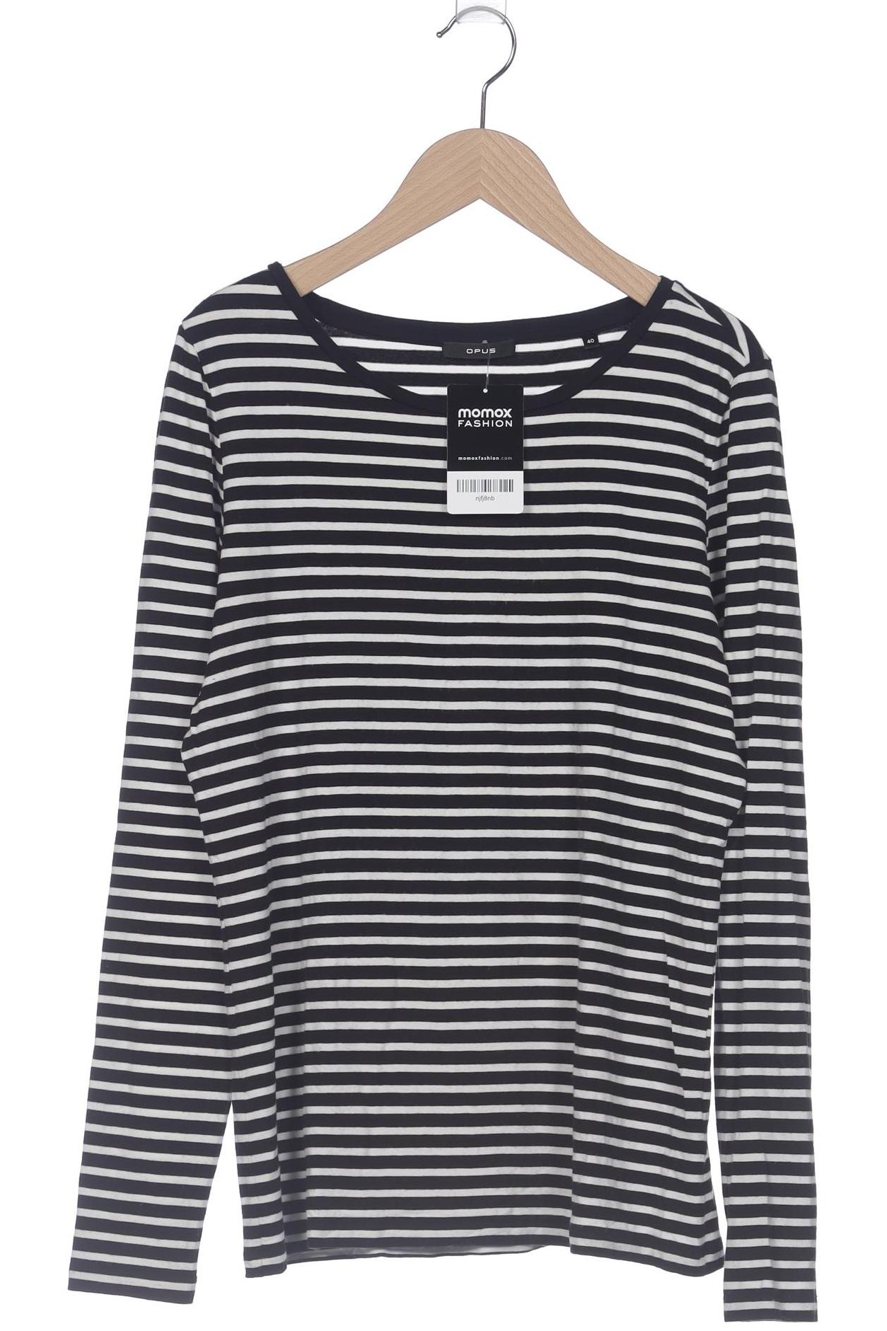 

Opus Damen Langarmshirt, schwarz, Gr. 40