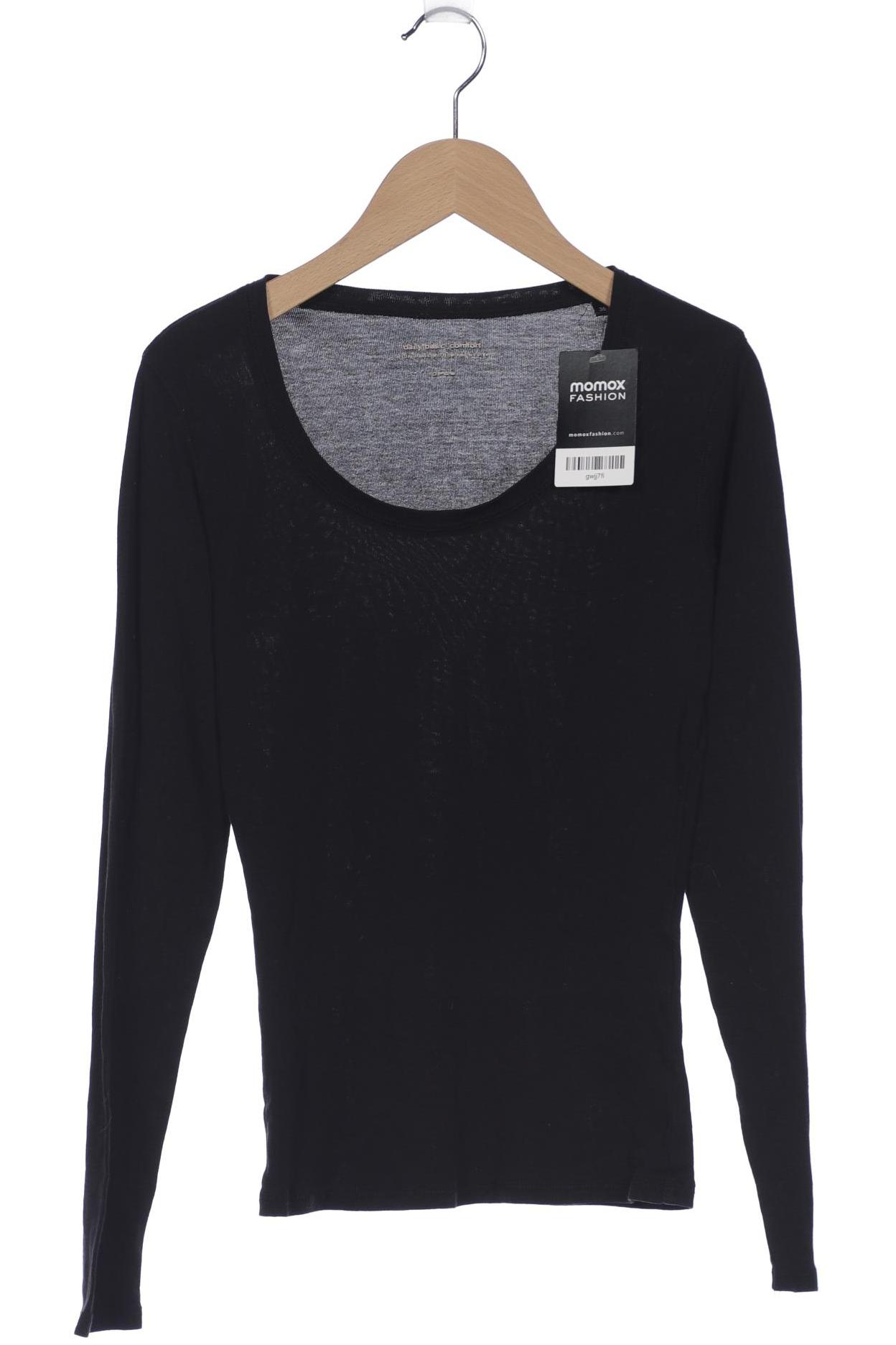 

Opus Damen Langarmshirt, schwarz, Gr. 36
